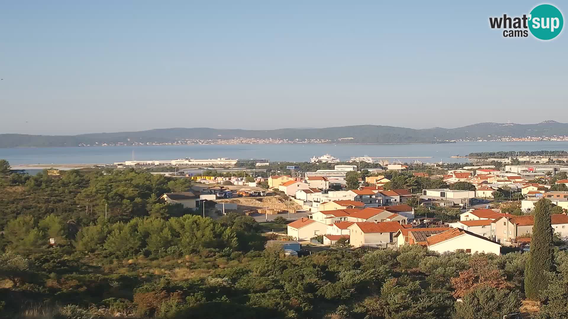 Panoramska web kamera Luke Gaženica u Zadru, Hrvatska