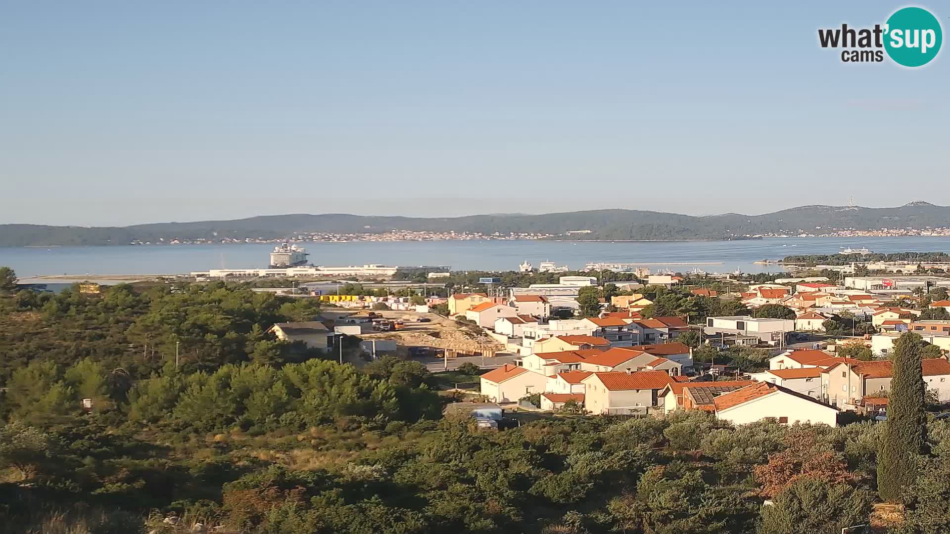 Zadar Port Gazenica Webcam Panorama, Zadar, Kroatien