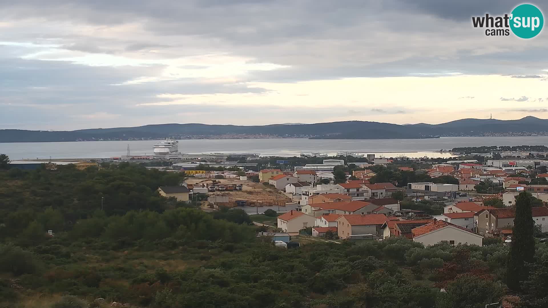 Zadar Port Gazenica Webcam Panorama, Zadar, Croatie