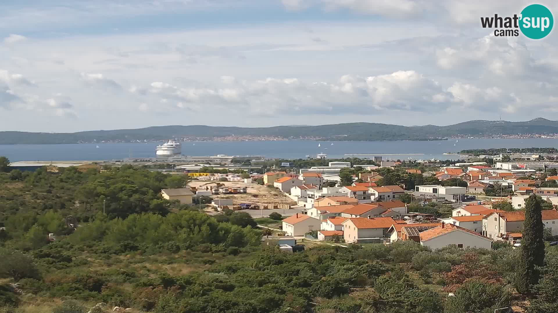 Panorama de la Webcam del Puerto Gazenica de Zadar, Zadar, Croacia