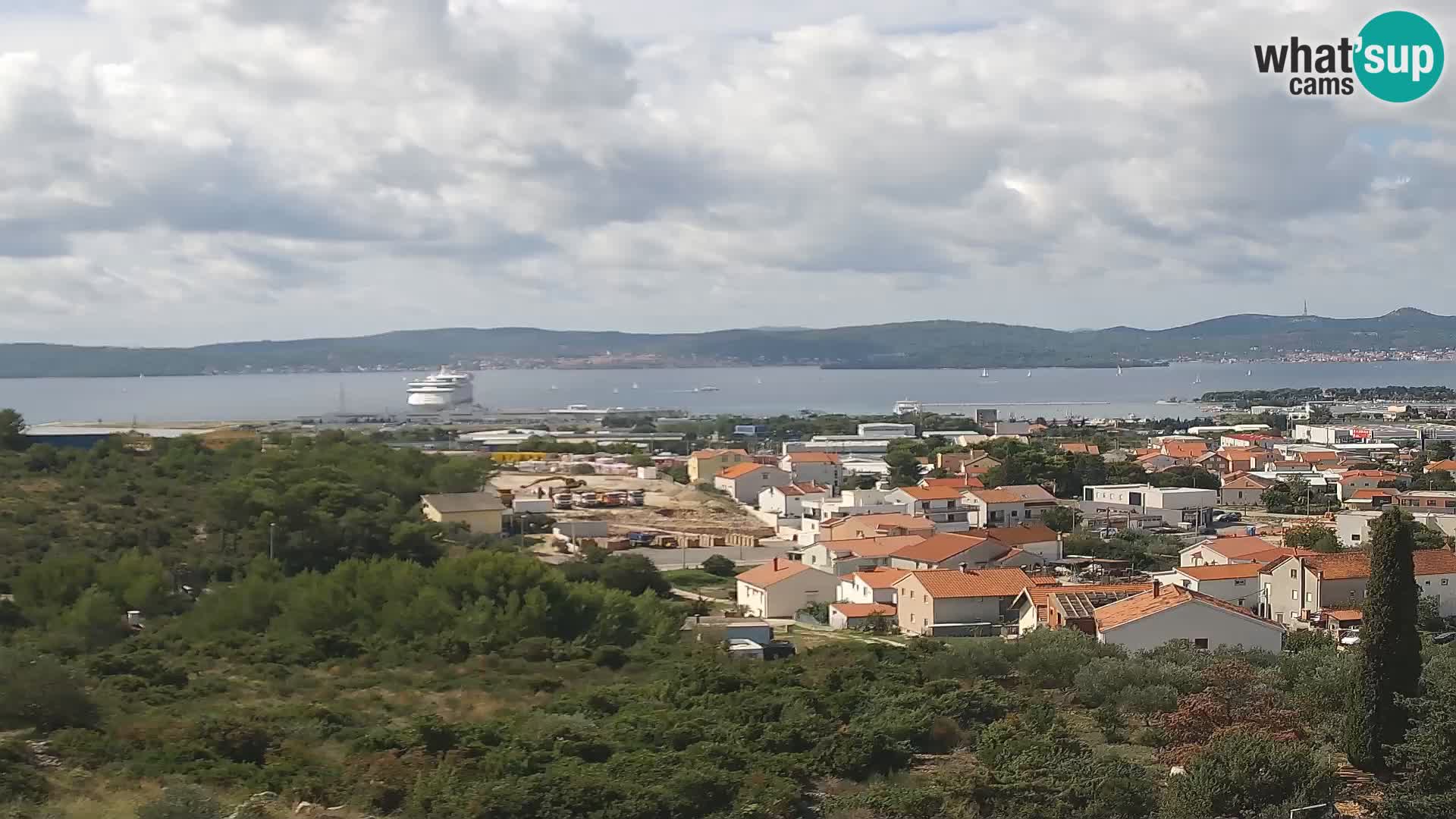 Zadar Port Gazenica Webcam Panorama, Zadar, Kroatien