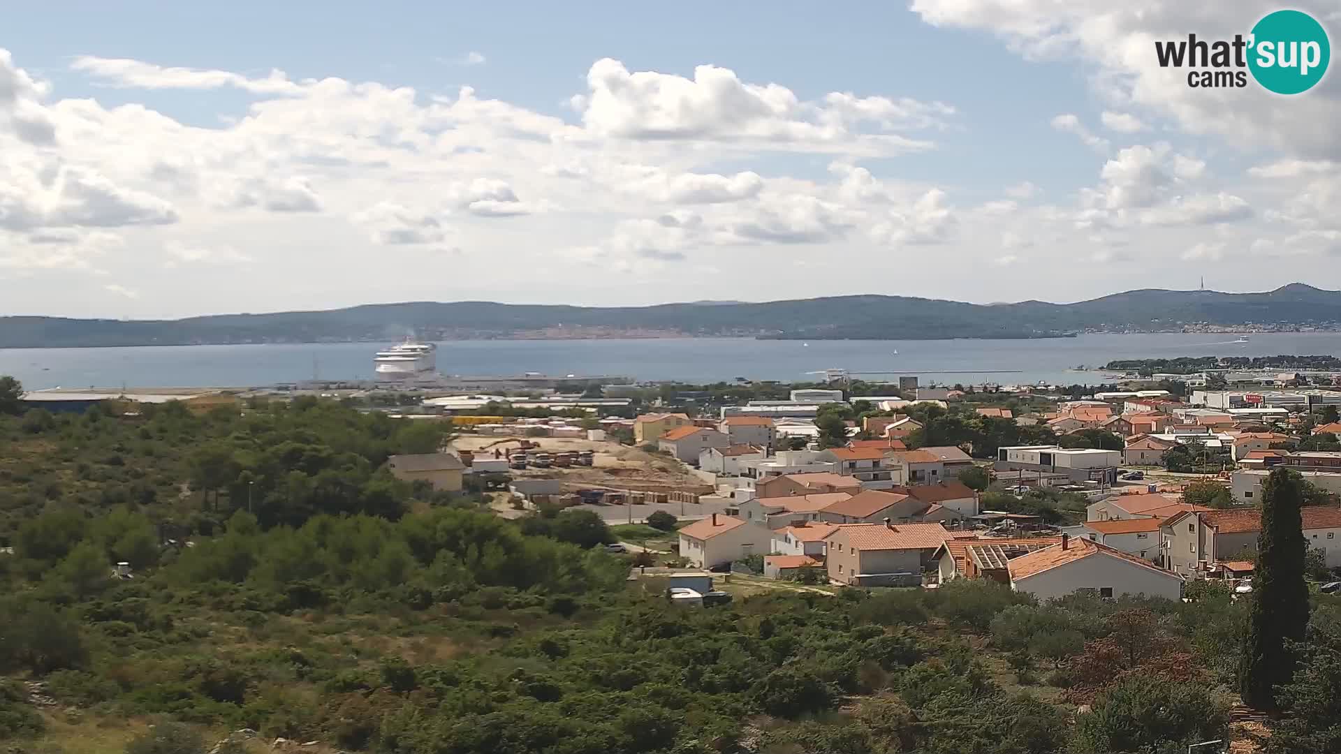 Panorama de la Webcam del Puerto Gazenica de Zadar, Zadar, Croacia
