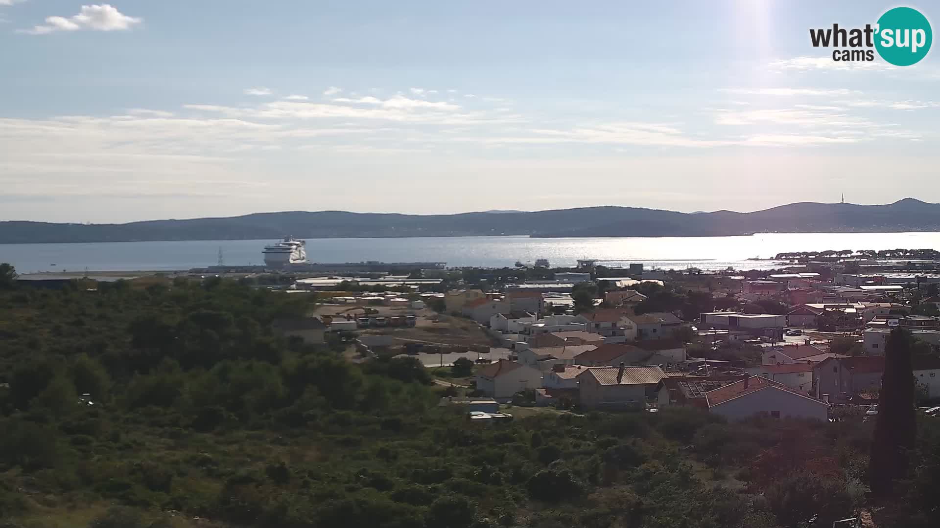 Panorama de la Webcam del Puerto Gazenica de Zadar, Zadar, Croacia