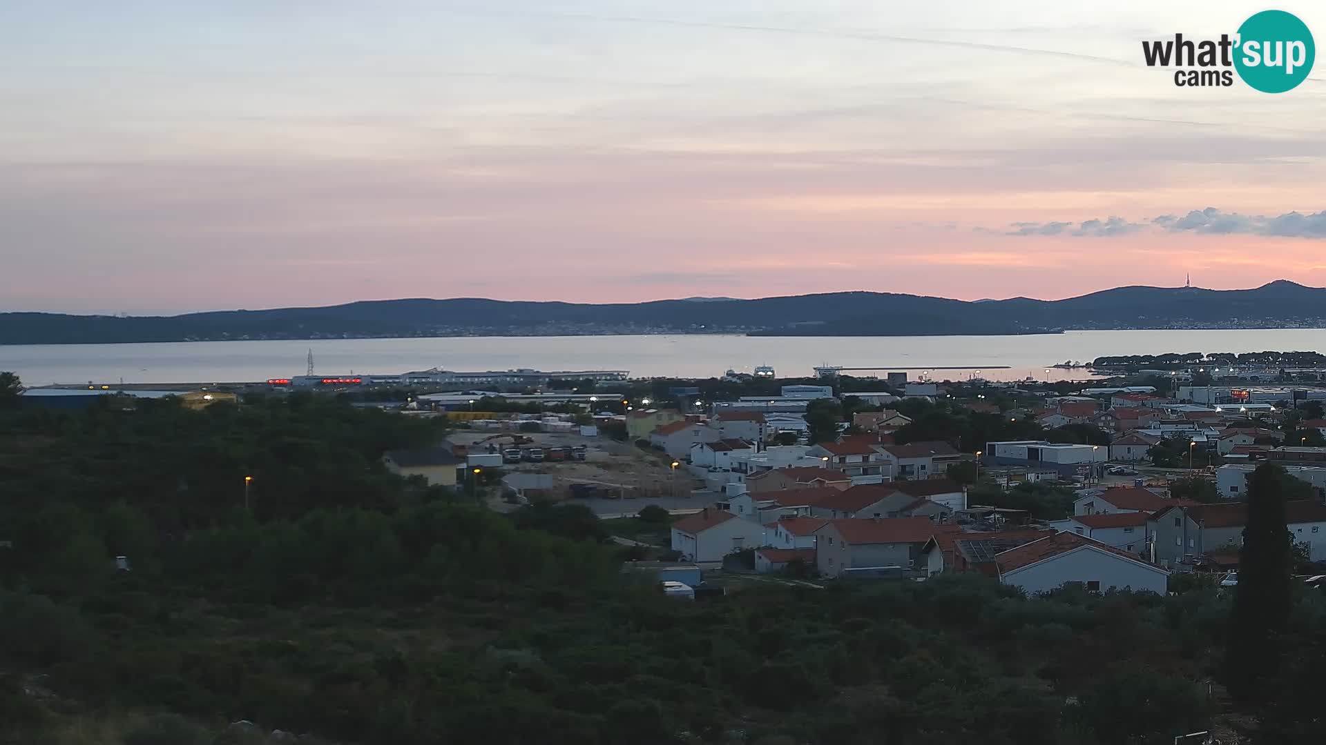 Panorama de la Webcam del Puerto Gazenica de Zadar, Zadar, Croacia