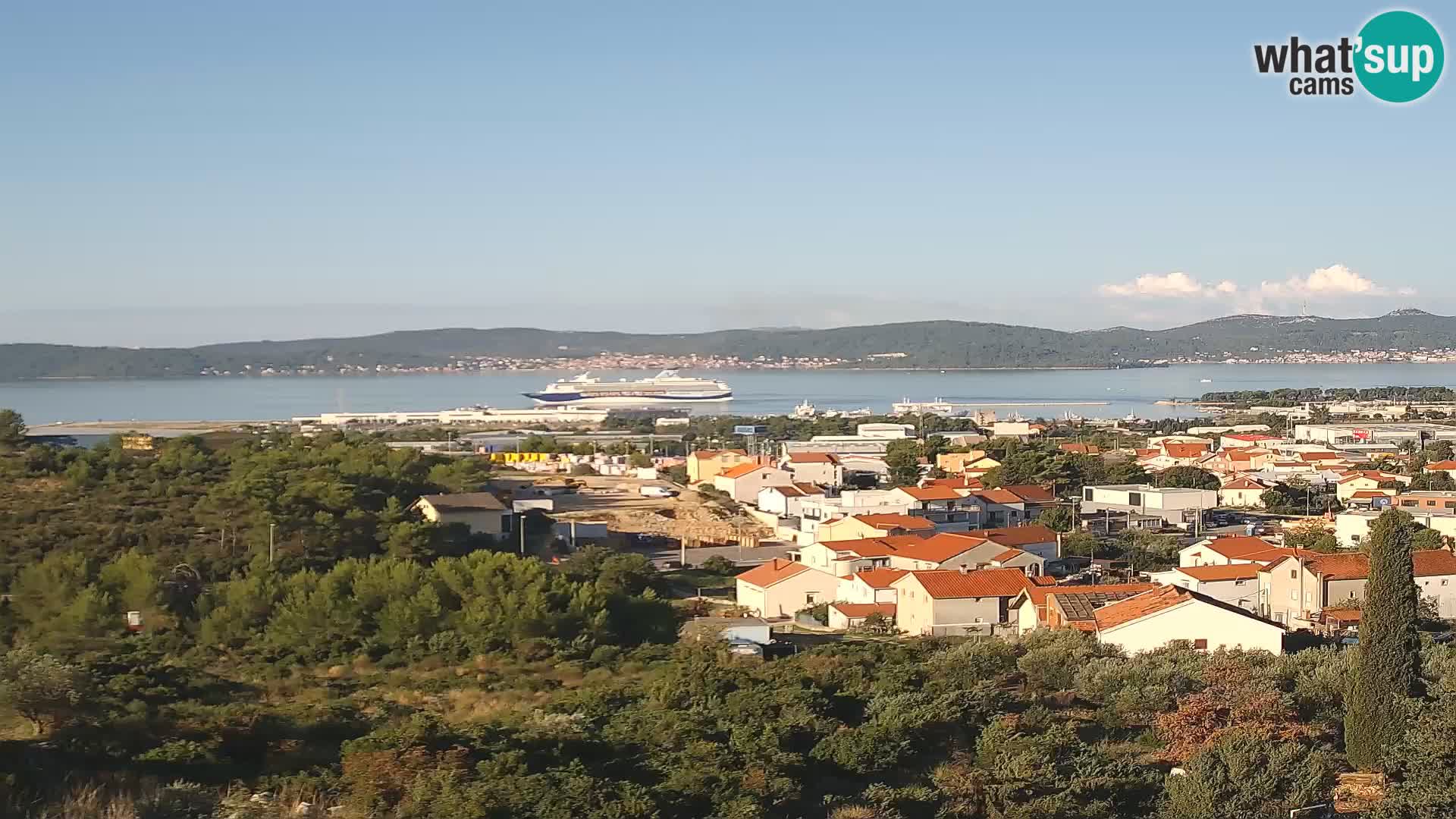 Zadar Port Gazenica Webcam Panorama, Zadar, Kroatien