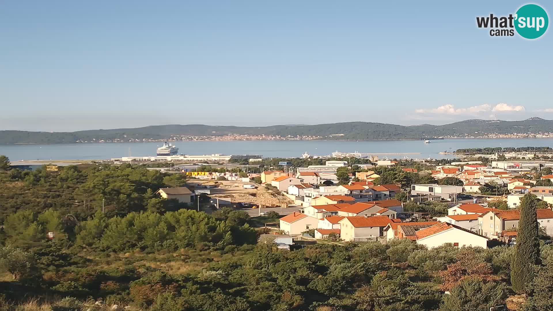 Zadar Pristanišče Gazenica s panoramsko spletno kamero, Zadar, Hrvaška