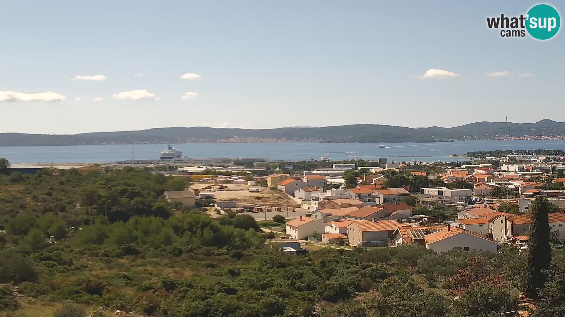 Zadar Port Gazenica Webcam Panorama, Zadar, Kroatien
