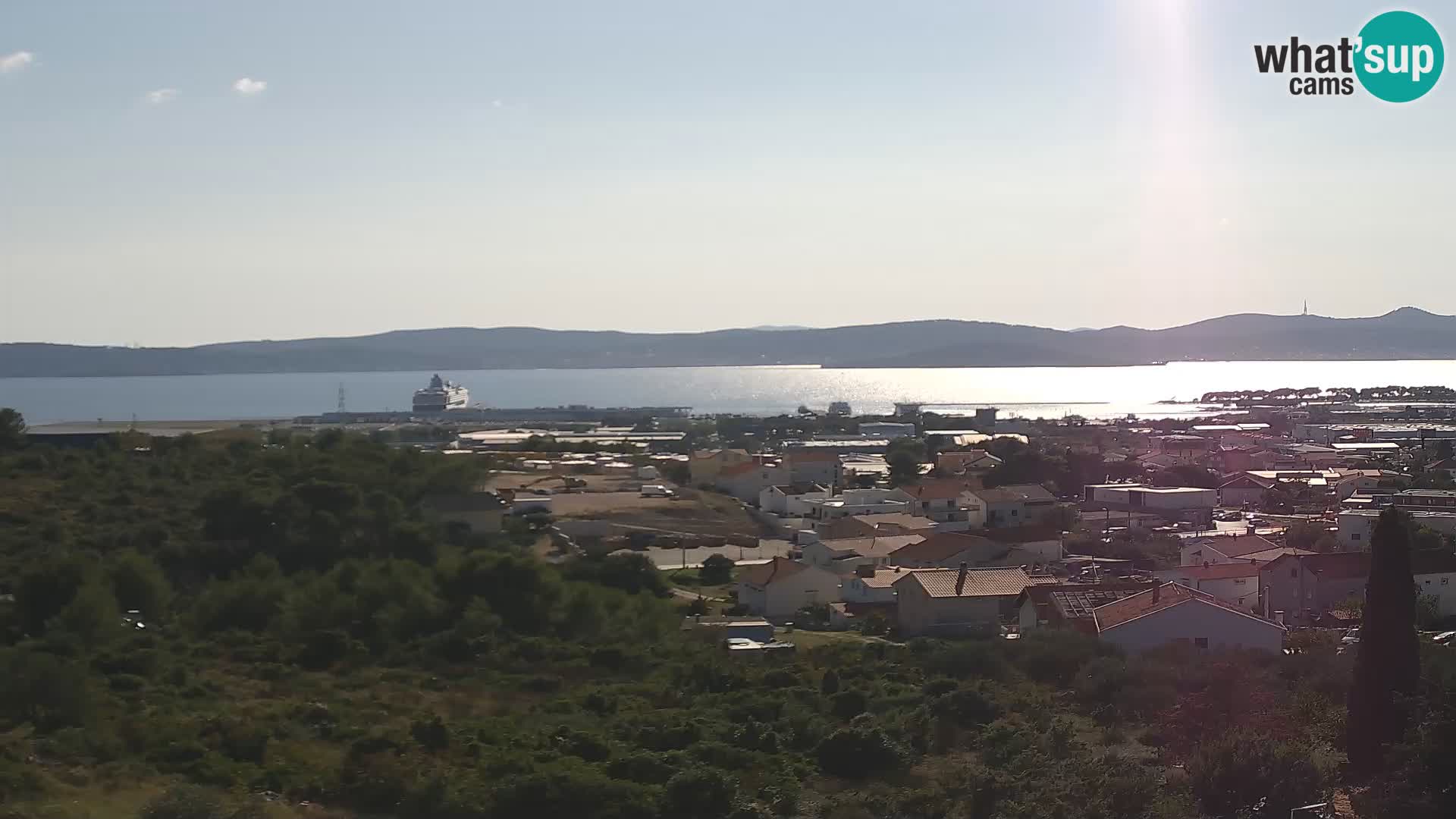 Zadar Port Gazenica Webcam Panorama, Zadar, Kroatien