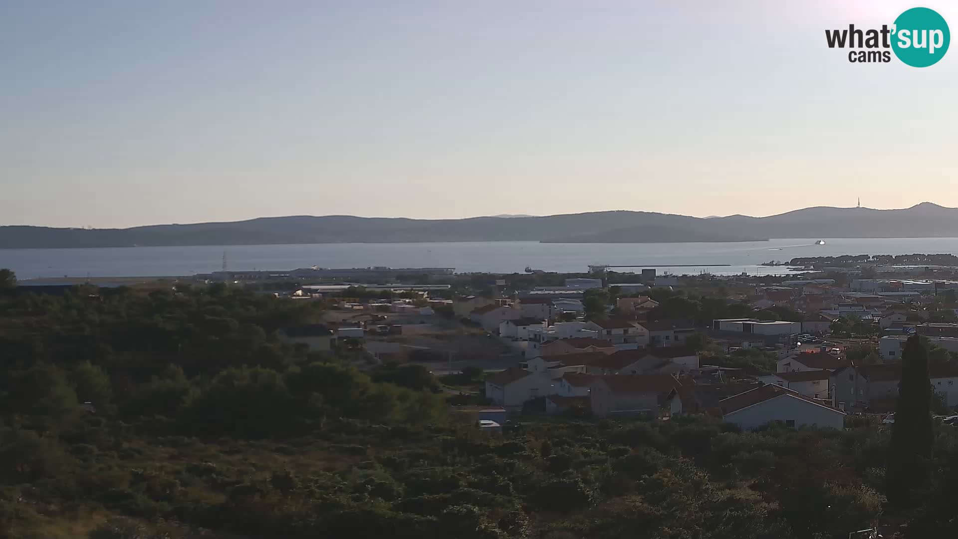 Panorama de la Webcam del Puerto Gazenica de Zadar, Zadar, Croacia