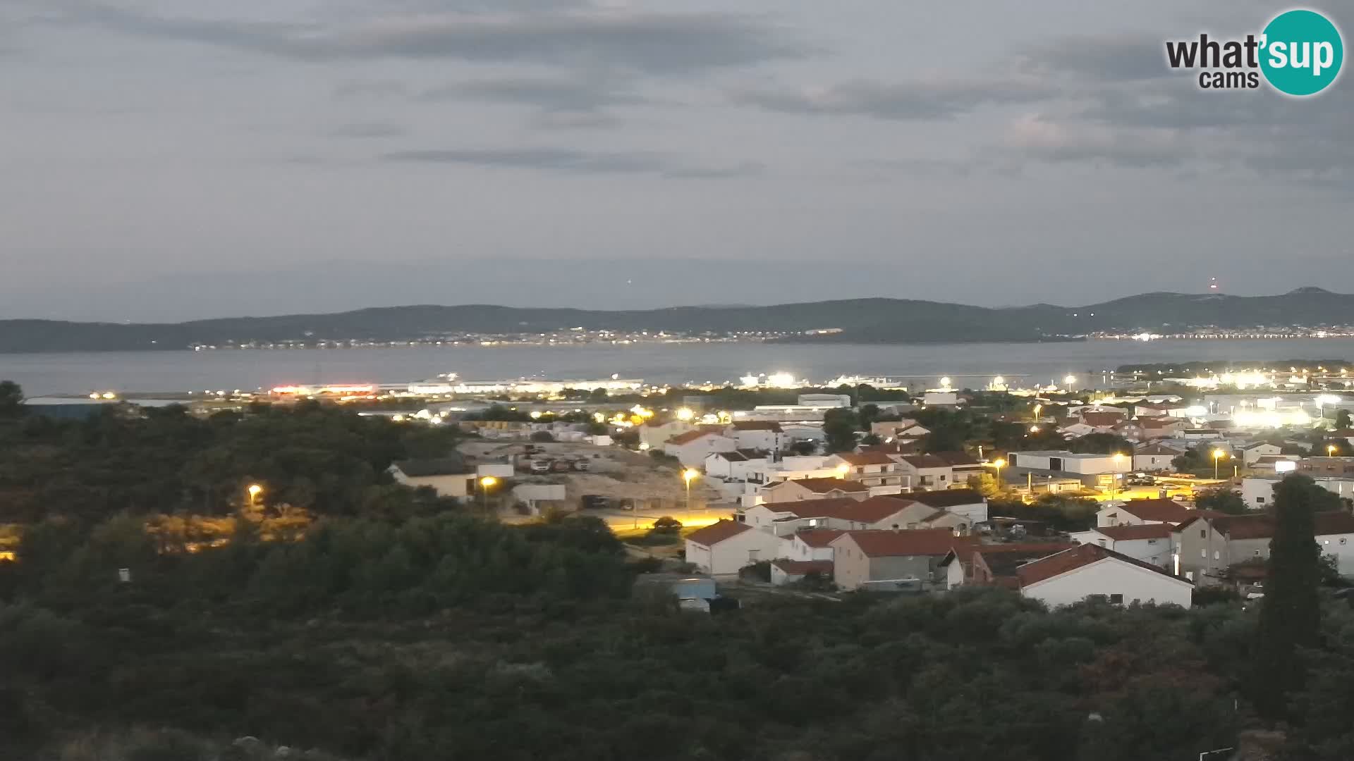 Panorama de la Webcam del Puerto Gazenica de Zadar, Zadar, Croacia
