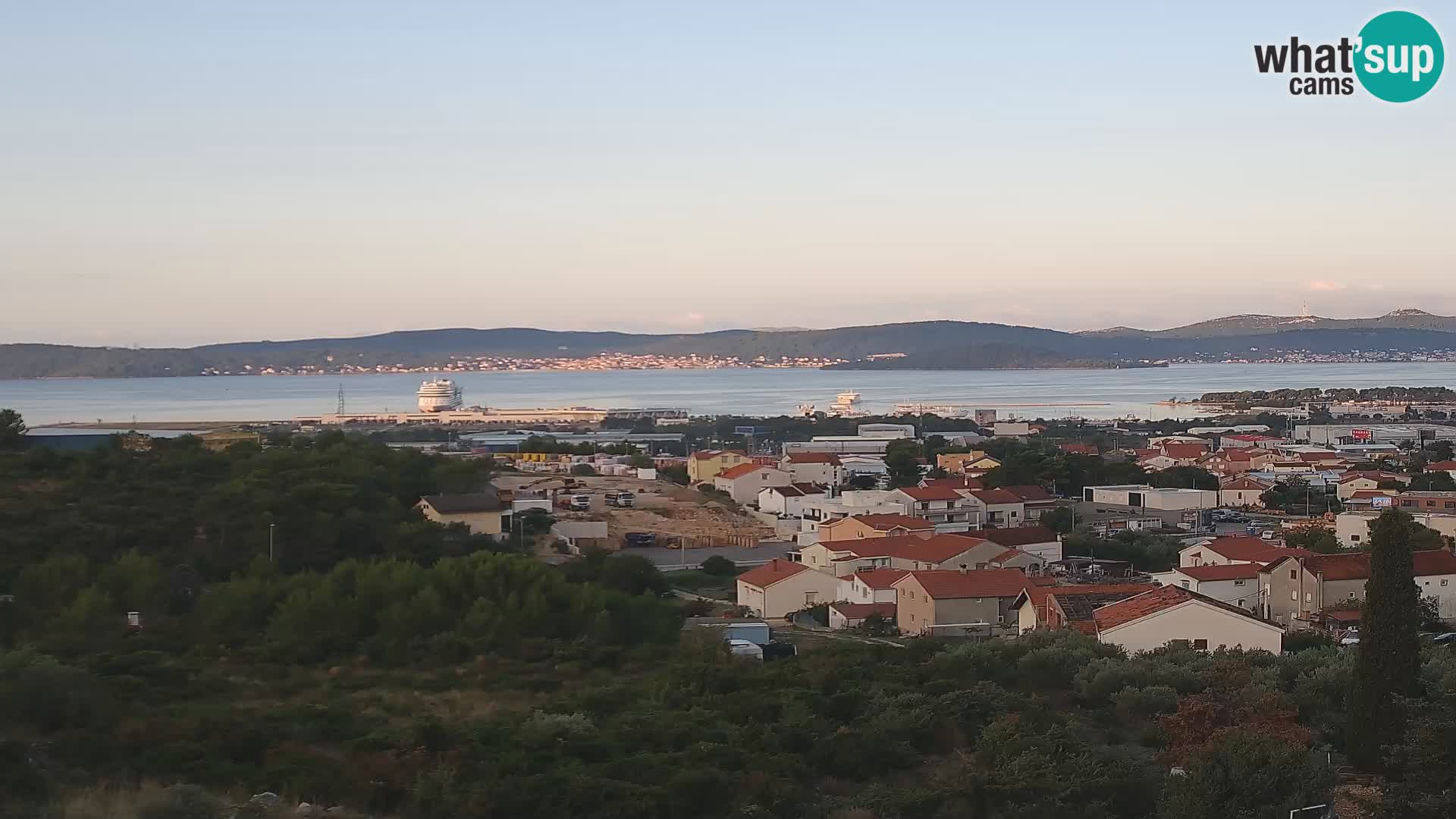 Panoramska web kamera Luke Gaženica u Zadru, Hrvatska
