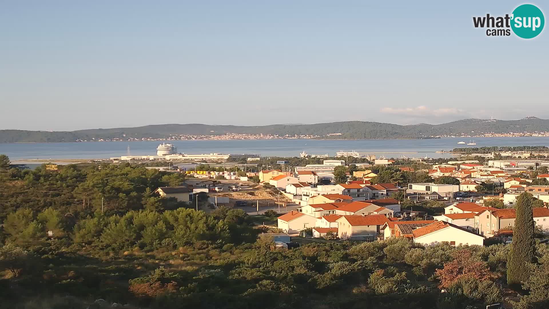 Zadar Port Gazenica Webcam Panorama, Zadar, Croatie