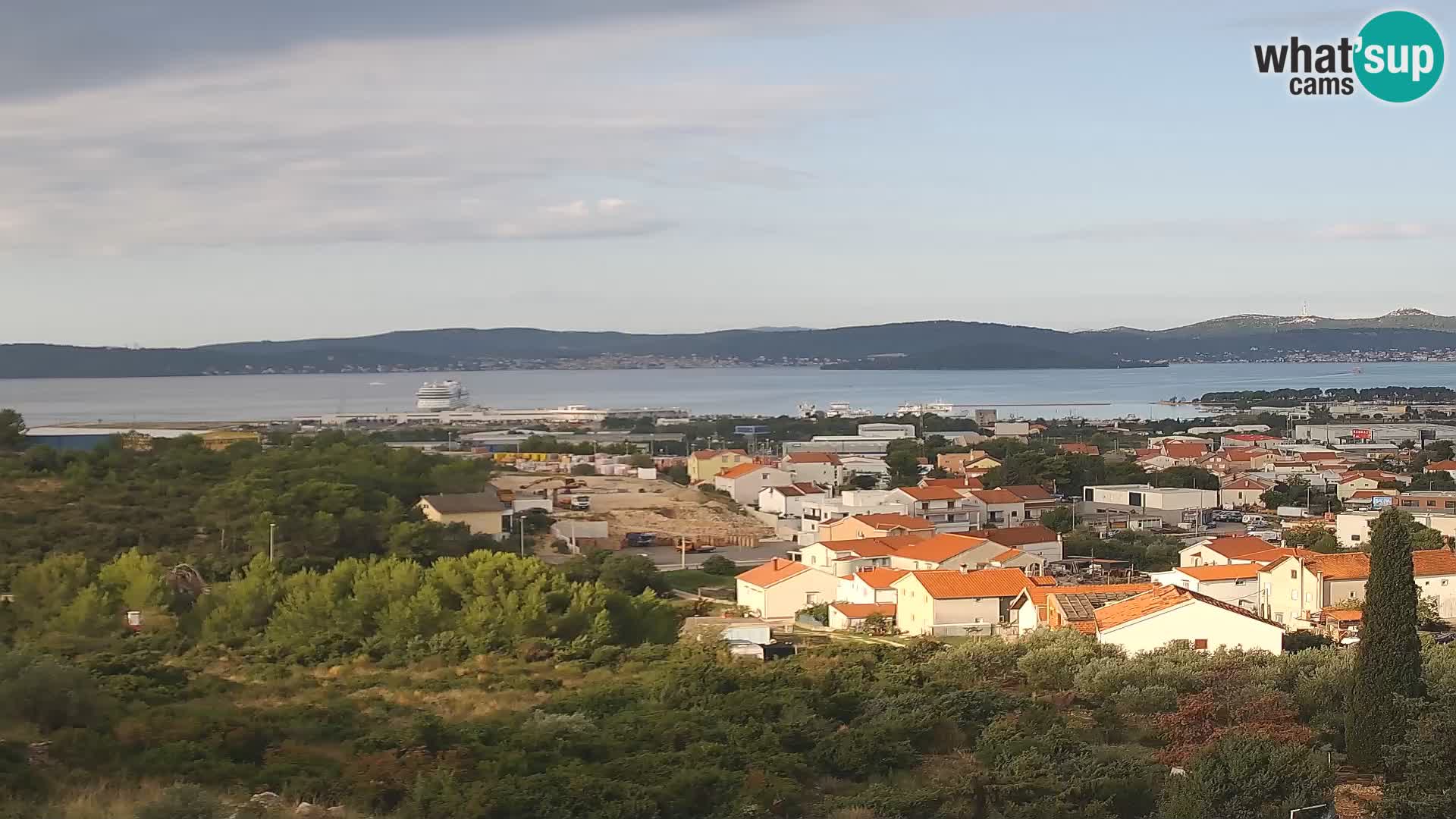 Zadar Pristanišče Gazenica s panoramsko spletno kamero, Zadar, Hrvaška