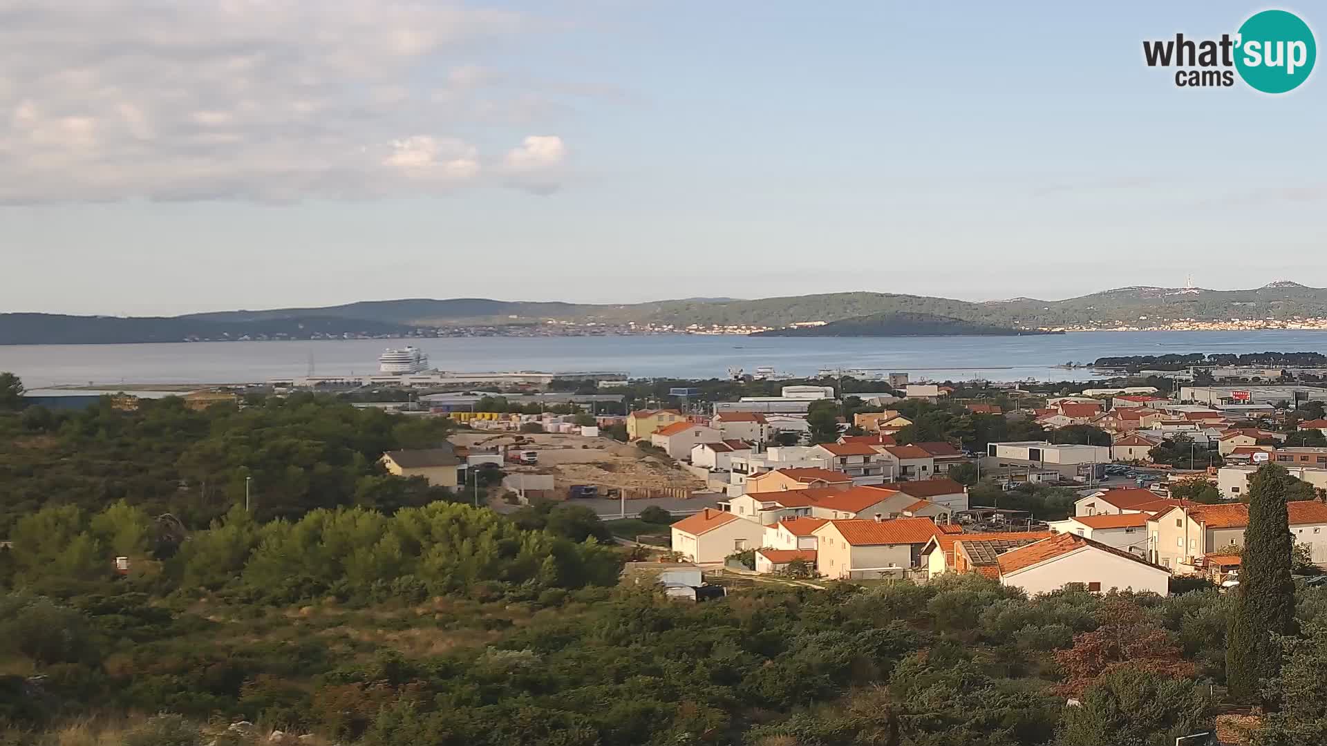 Panoramska web kamera Luke Gaženica u Zadru, Hrvatska