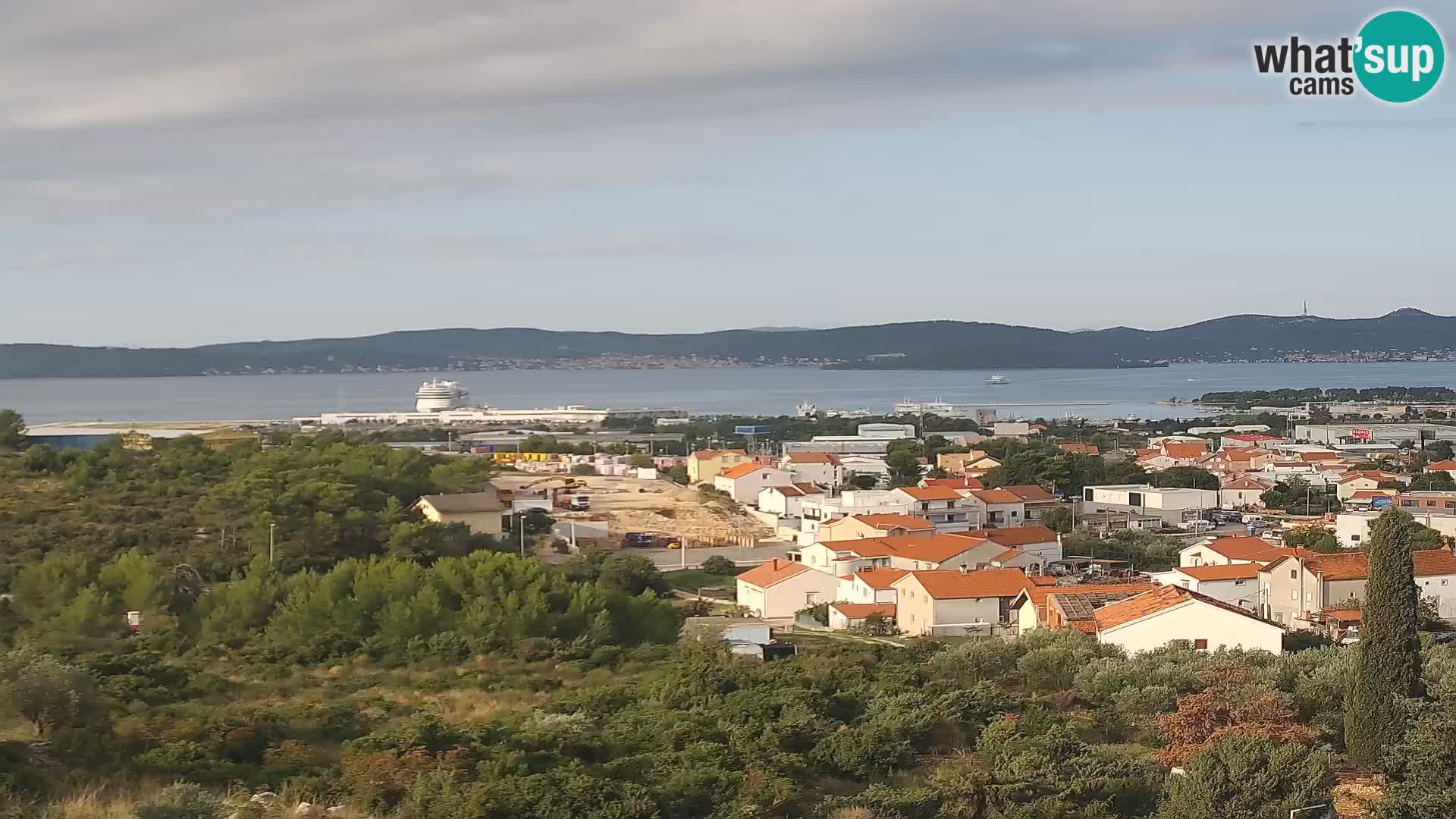 Panorama de la Webcam del Puerto Gazenica de Zadar, Zadar, Croacia