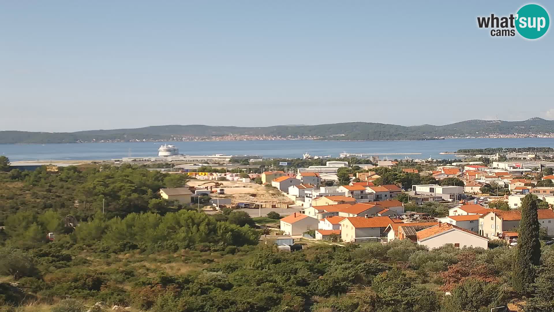 Zadar Port Gazenica Webcam Panorama, Zadar, Kroatien