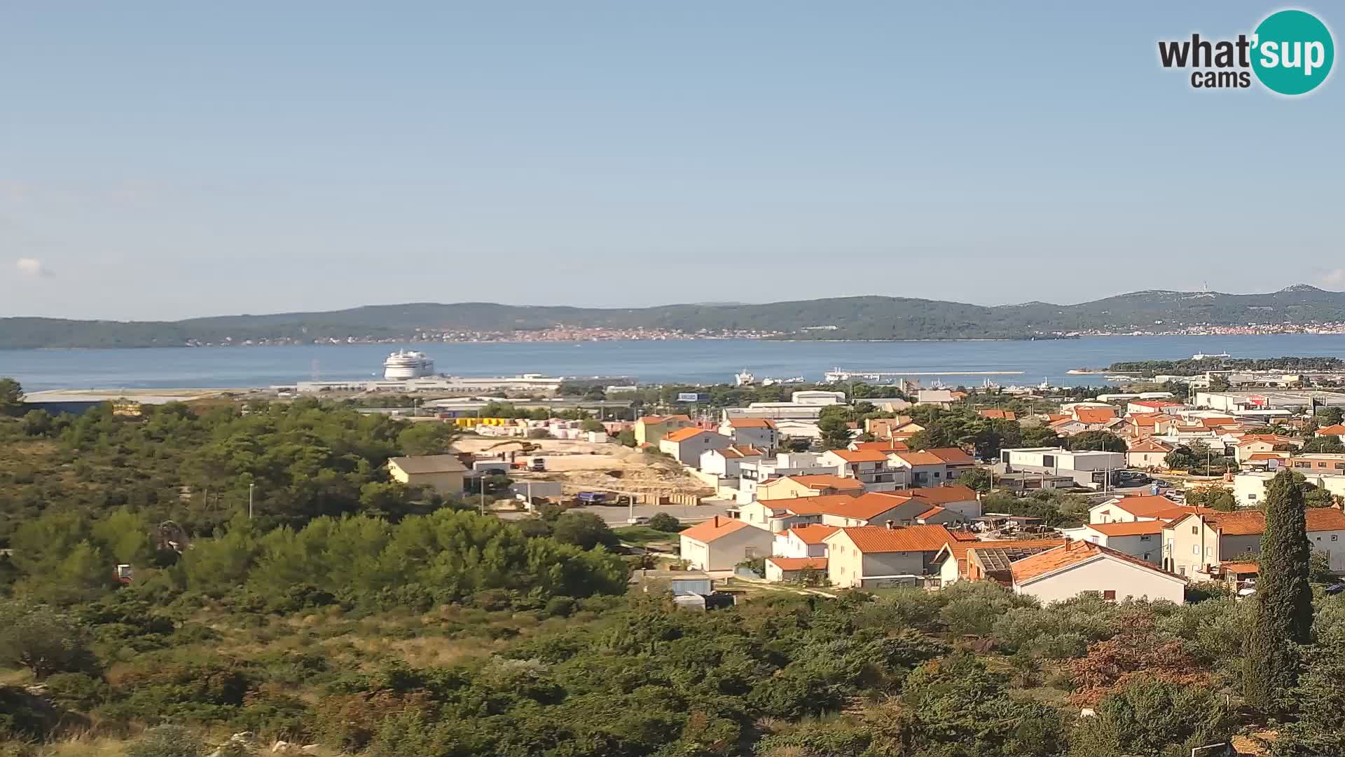 Zadar Port Gazenica Webcam Panorama, Zadar, Kroatien