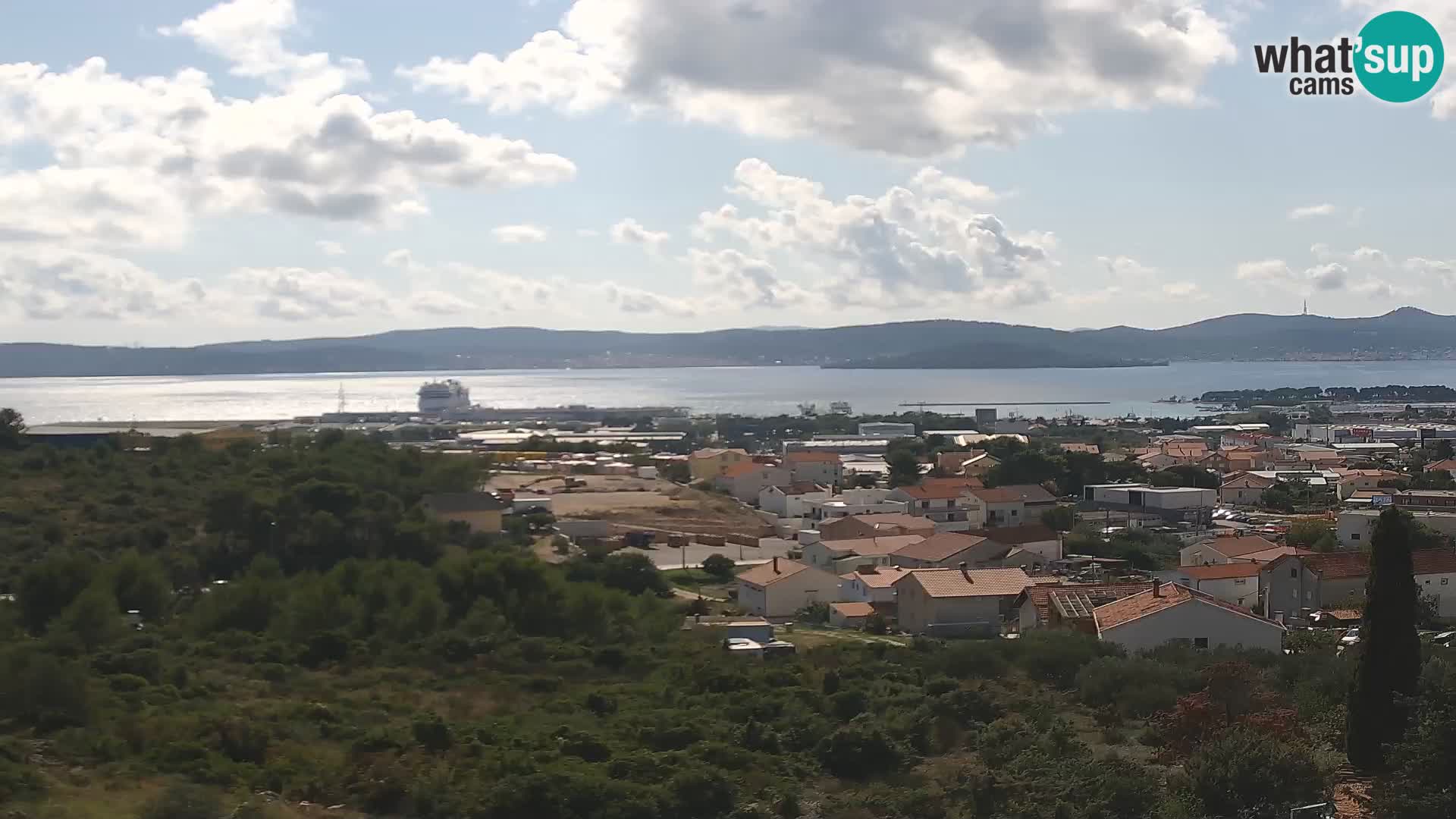 Zadar Pristanišče Gazenica s panoramsko spletno kamero, Zadar, Hrvaška