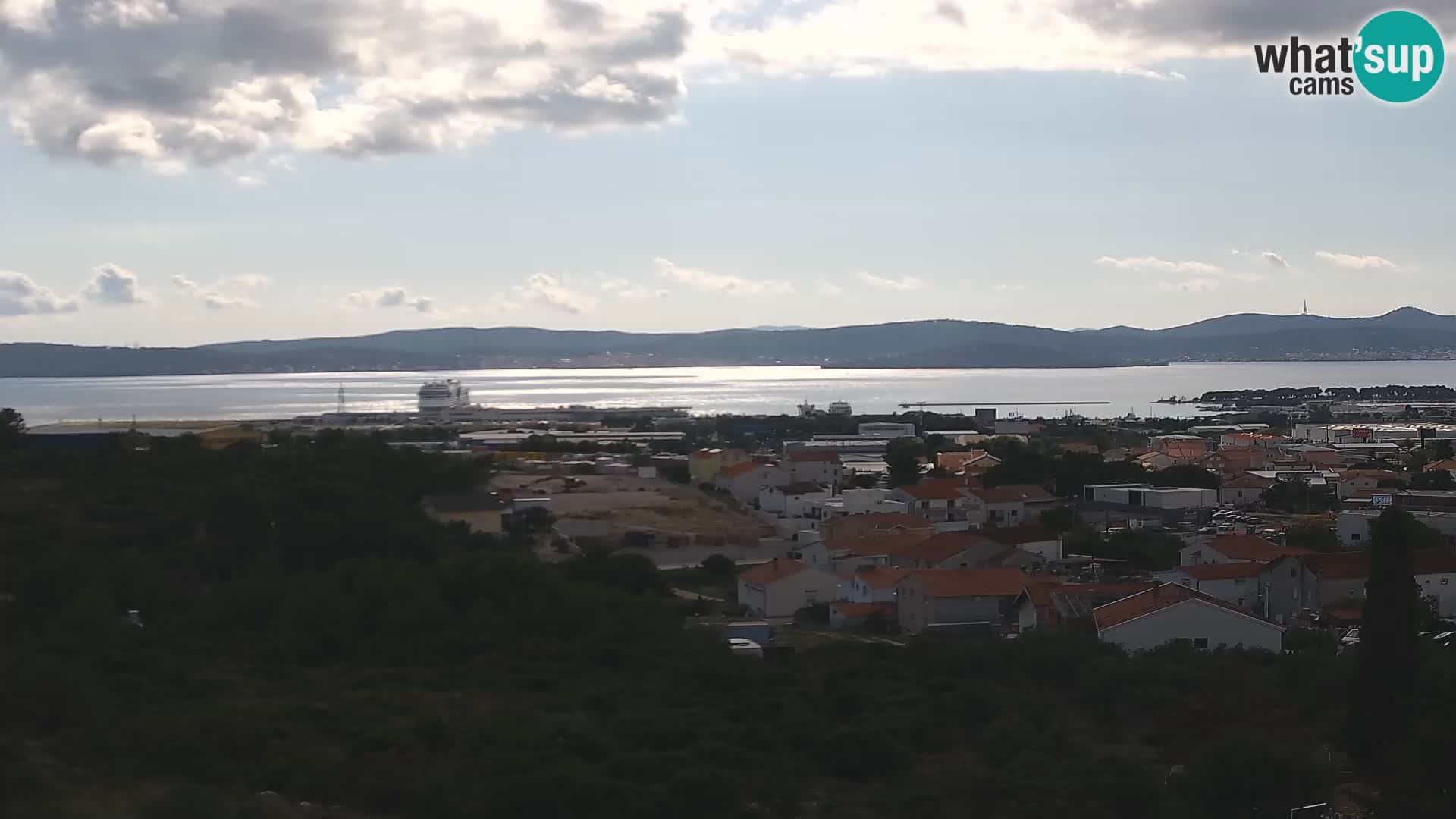 Panoramska web kamera Luke Gaženica u Zadru, Hrvatska