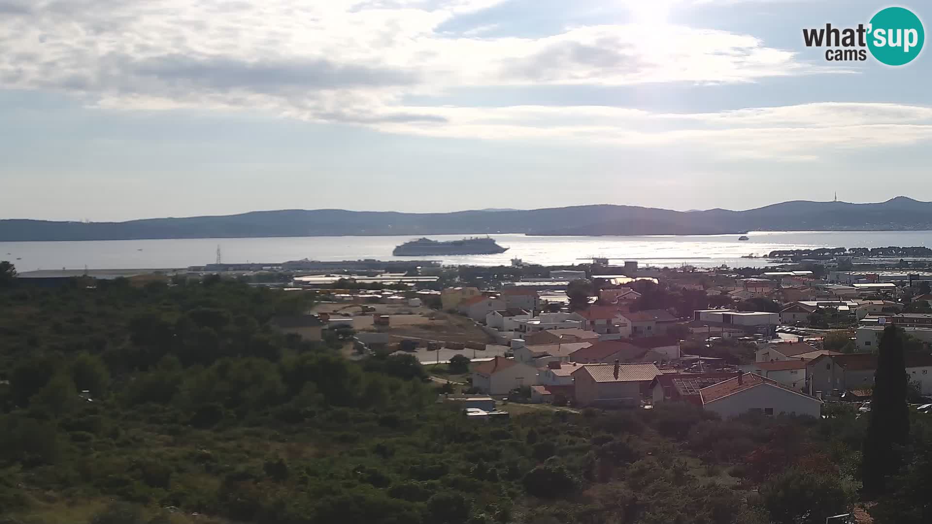 Panoramska web kamera Luke Gaženica u Zadru, Hrvatska
