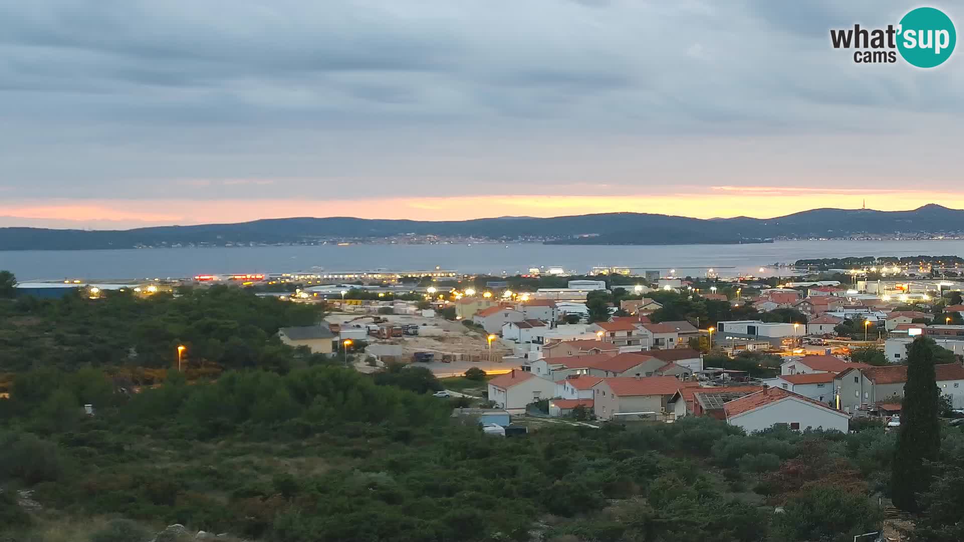 Zadar Pristanišče Gazenica s panoramsko spletno kamero, Zadar, Hrvaška
