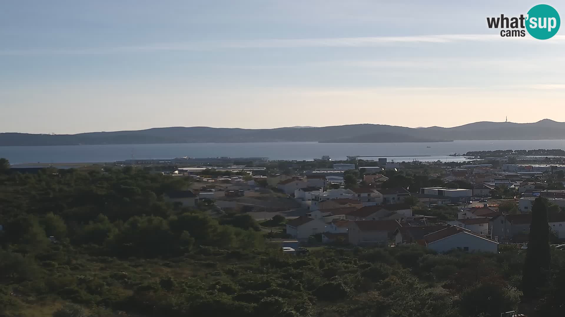 Panoramska web kamera Luke Gaženica u Zadru, Hrvatska