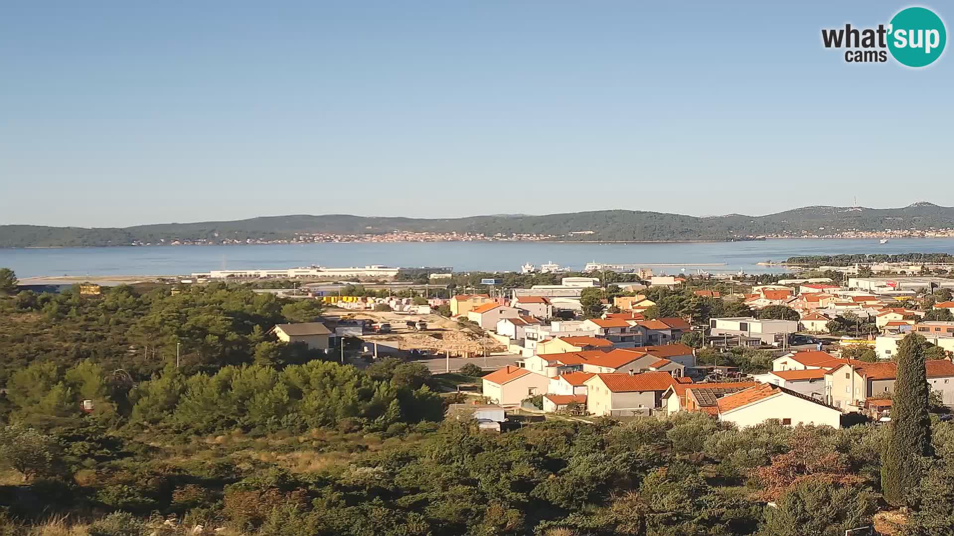 Zadar Pristanišče Gazenica s panoramsko spletno kamero, Zadar, Hrvaška