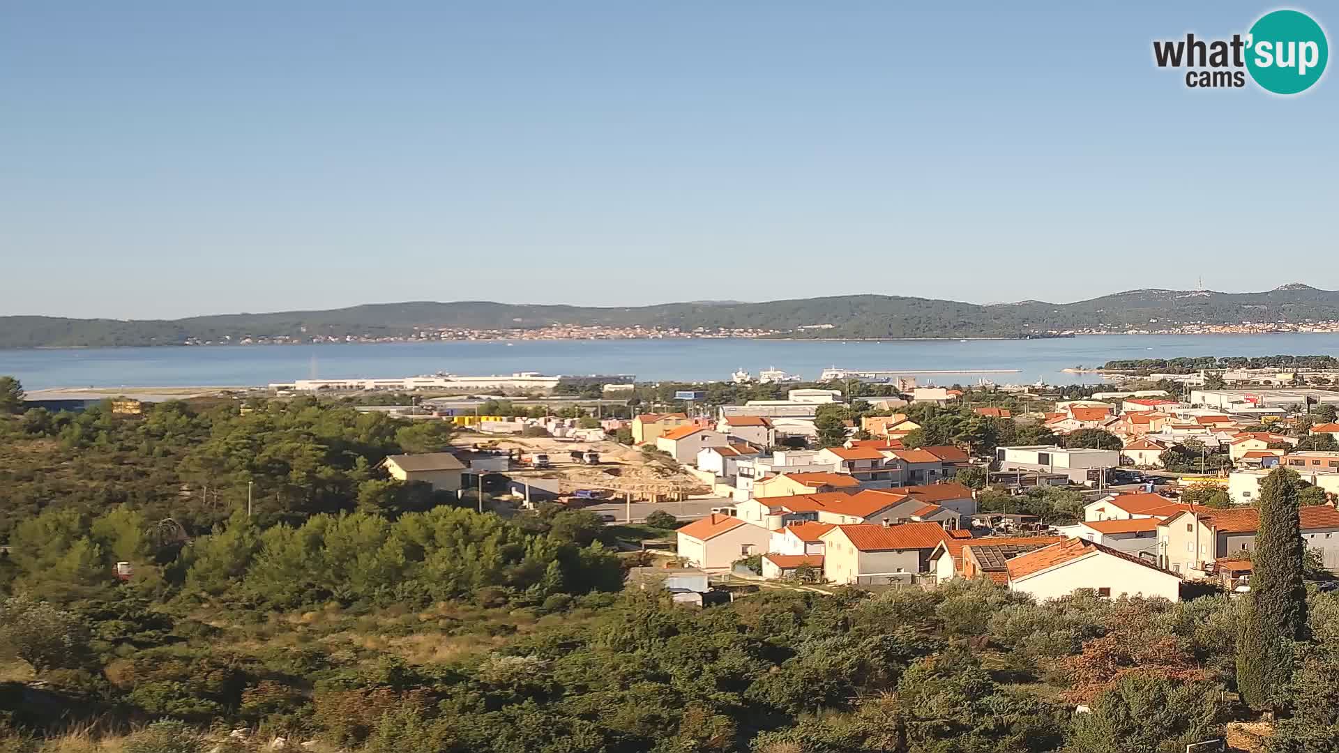 Panorama de la Webcam del Puerto Gazenica de Zadar, Zadar, Croacia