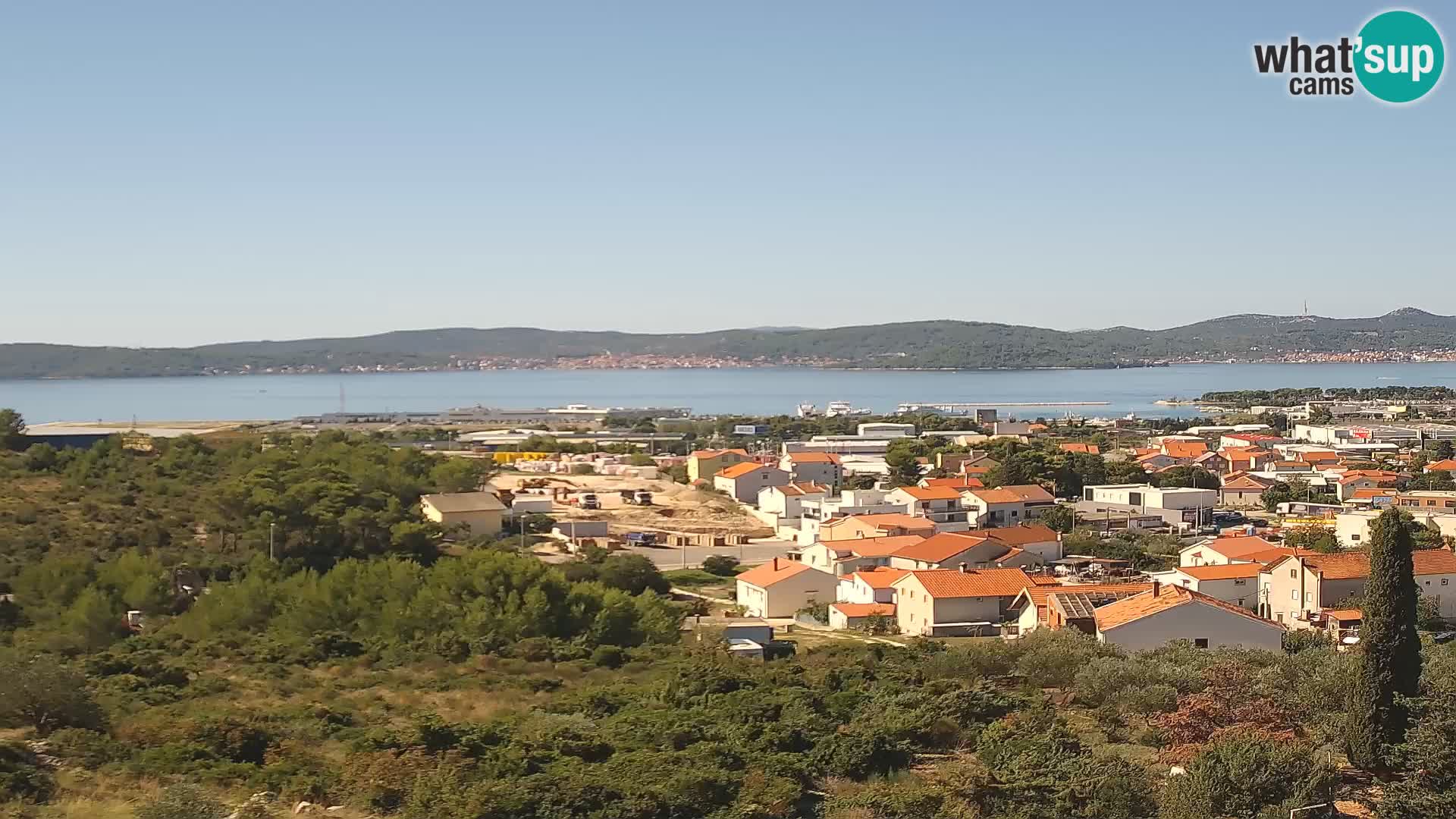 Zadar Pristanišče Gazenica s panoramsko spletno kamero, Zadar, Hrvaška