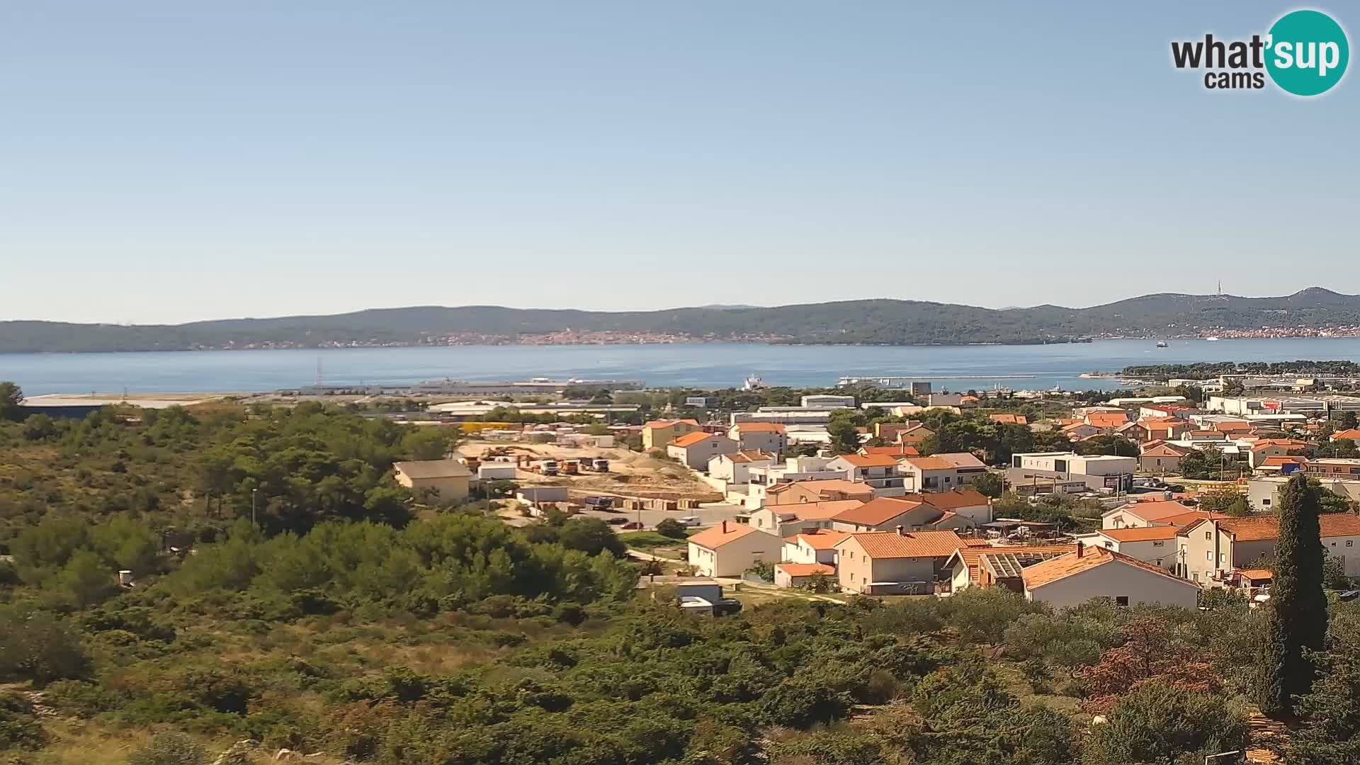 Panoramska web kamera Luke Gaženica u Zadru, Hrvatska