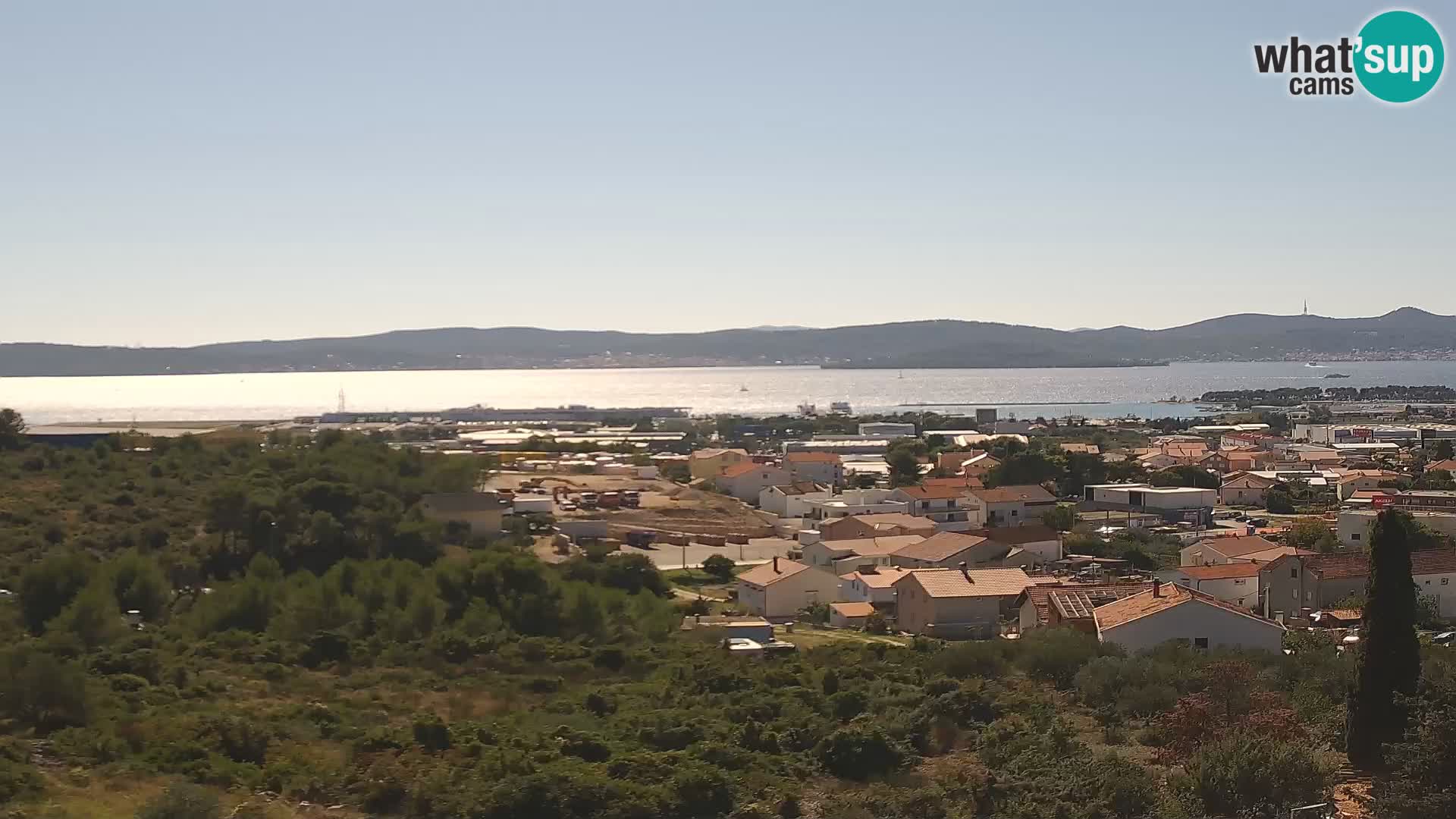 Zadar Pristanišče Gazenica s panoramsko spletno kamero, Zadar, Hrvaška
