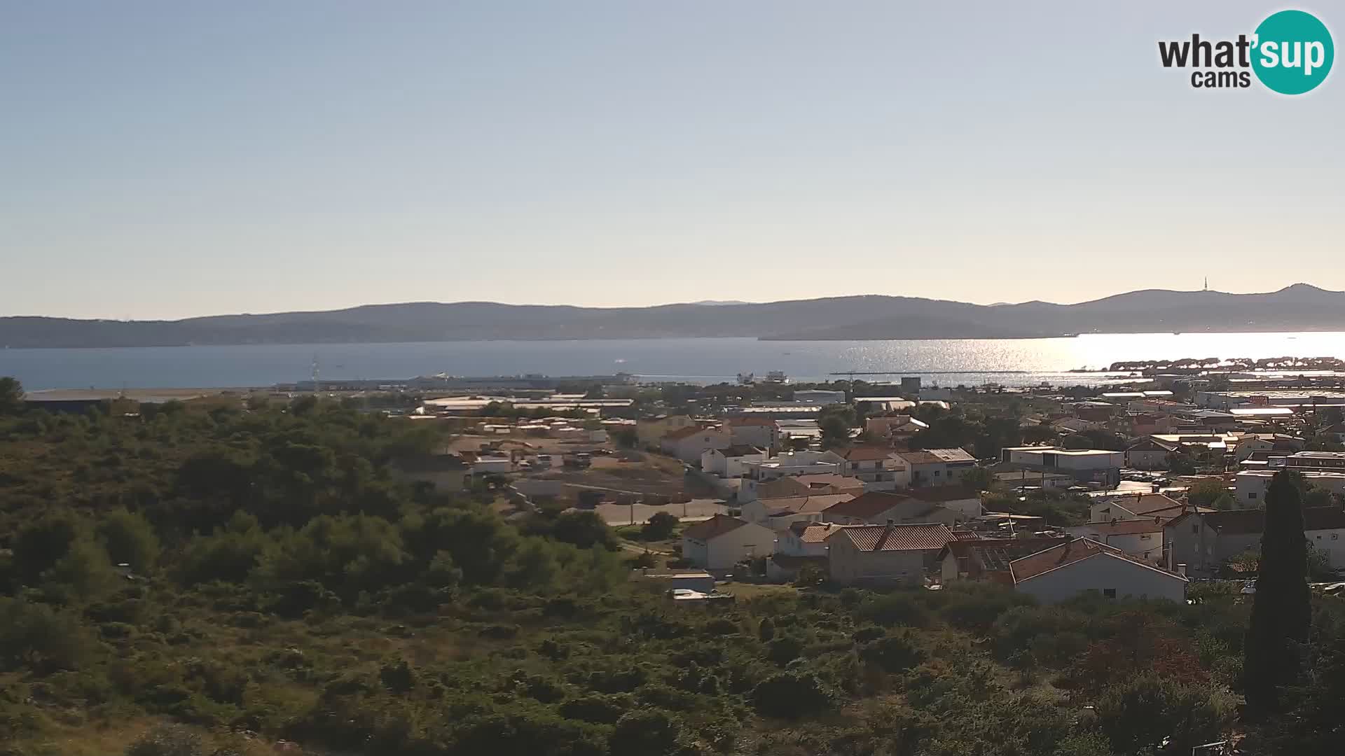 Panoramska web kamera Luke Gaženica u Zadru, Hrvatska