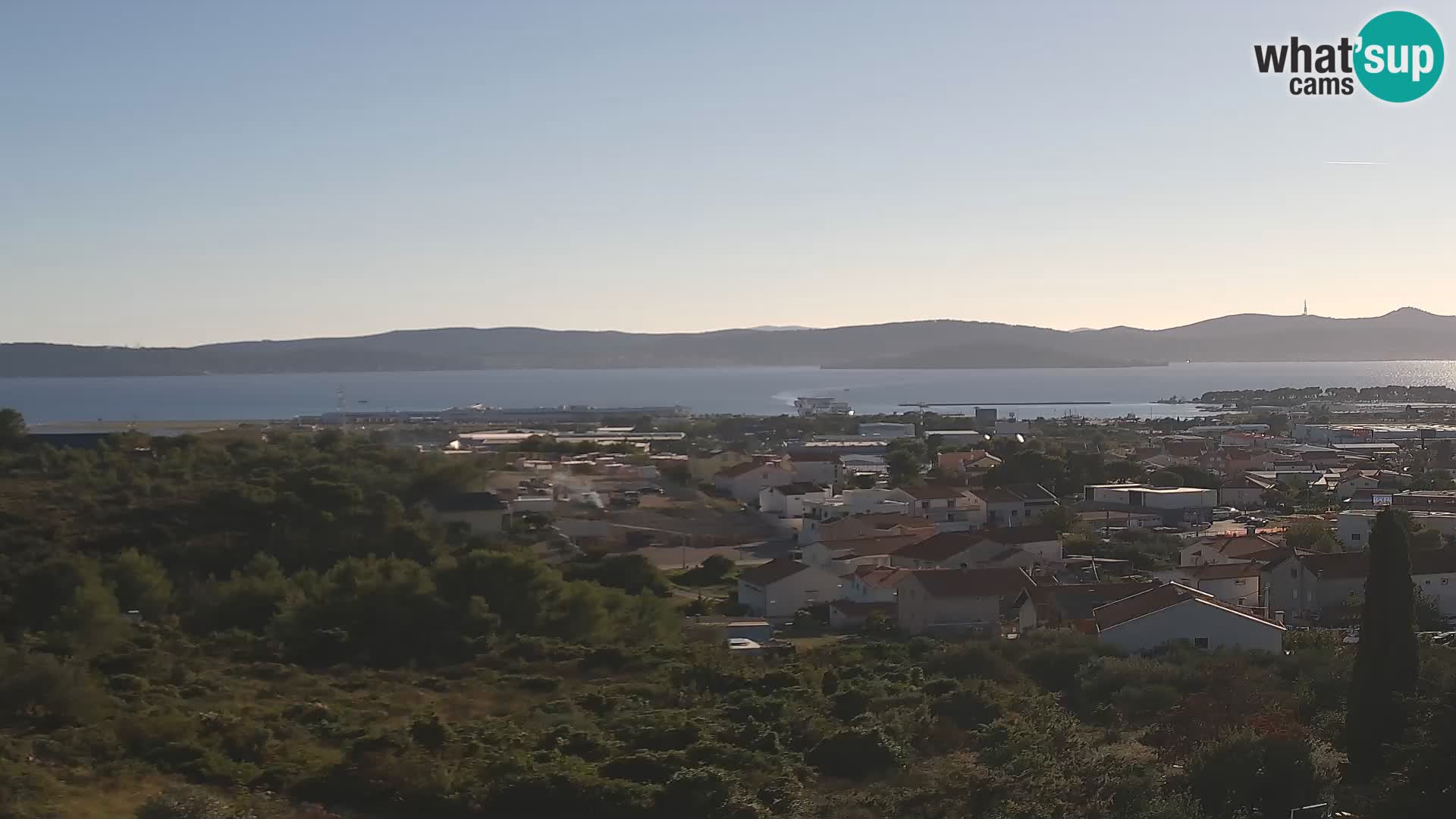 Zadar Pristanišče Gazenica s panoramsko spletno kamero, Zadar, Hrvaška