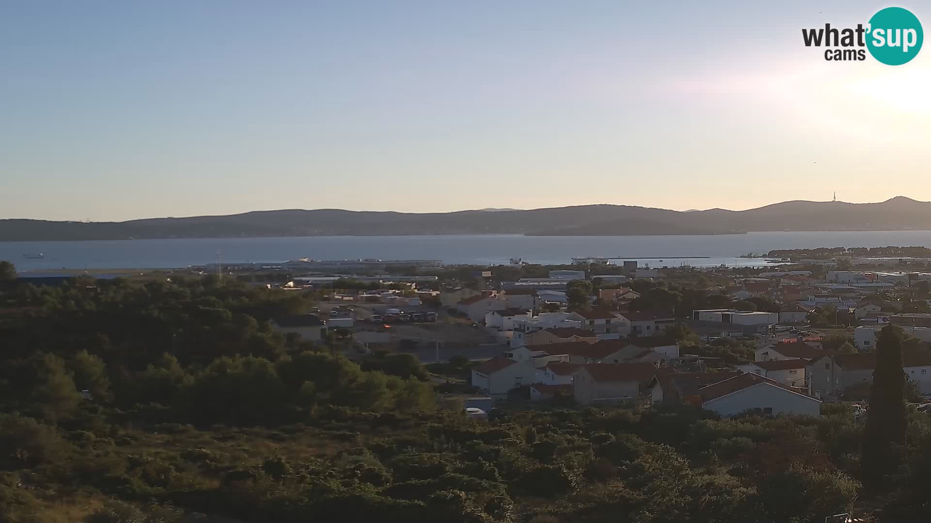 Panorama de la Webcam del Puerto Gazenica de Zadar, Zadar, Croacia