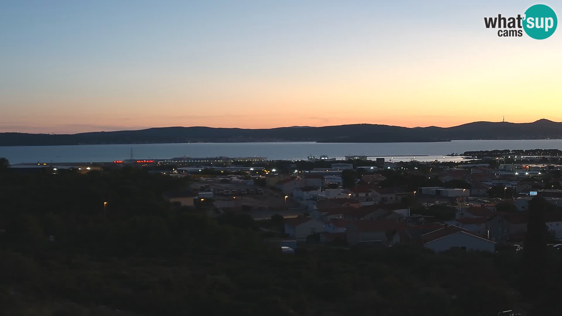 Panoramska web kamera Luke Gaženica u Zadru, Hrvatska