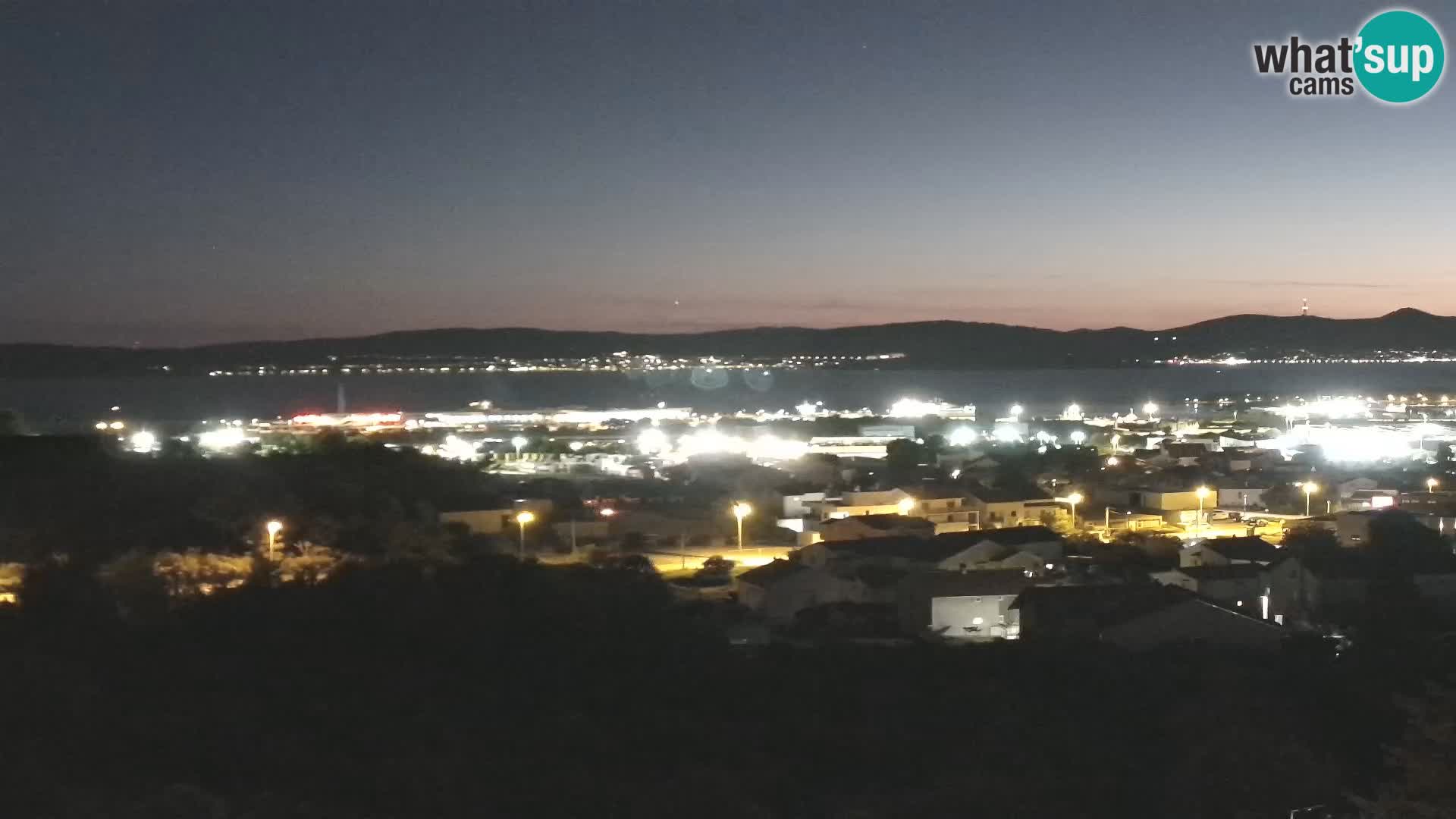 Panorama de la Webcam del Puerto Gazenica de Zadar, Zadar, Croacia