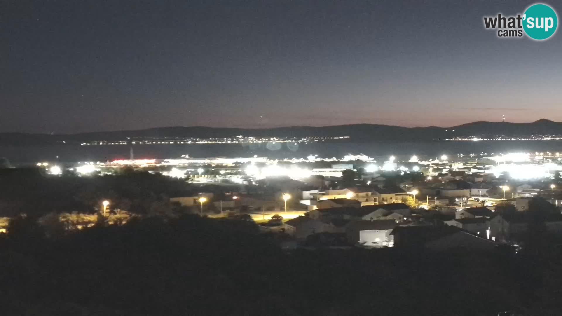 Panoramska web kamera Luke Gaženica u Zadru, Hrvatska