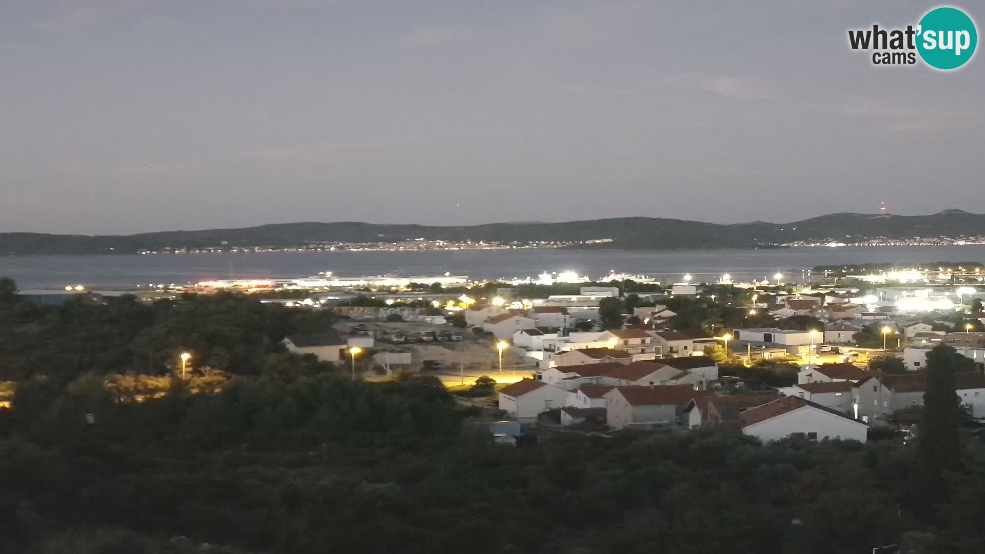 Panorama de la Webcam del Puerto Gazenica de Zadar, Zadar, Croacia