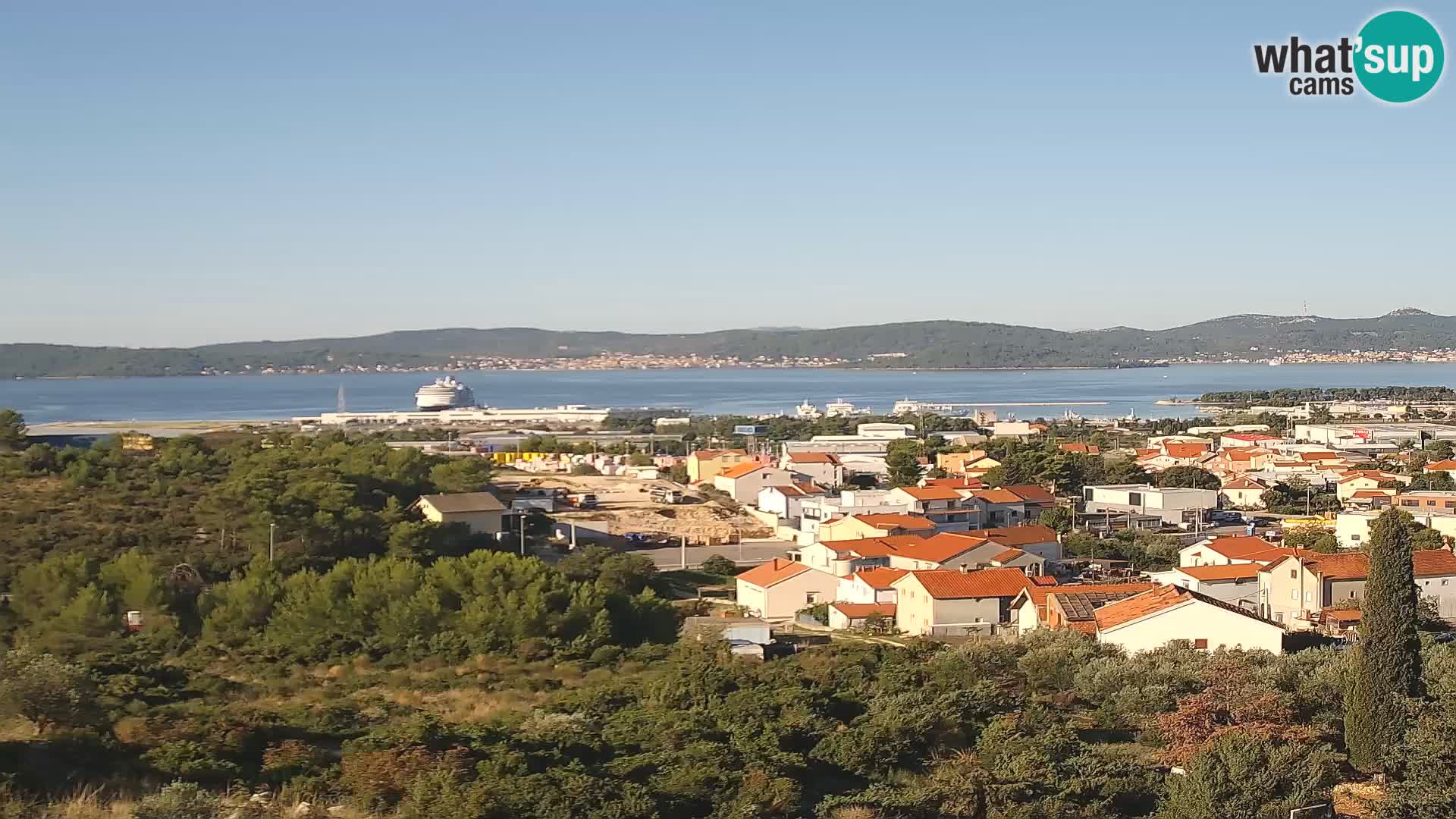 Zadar Port Gazenica Webcam Panorama, Zadar, Croatia