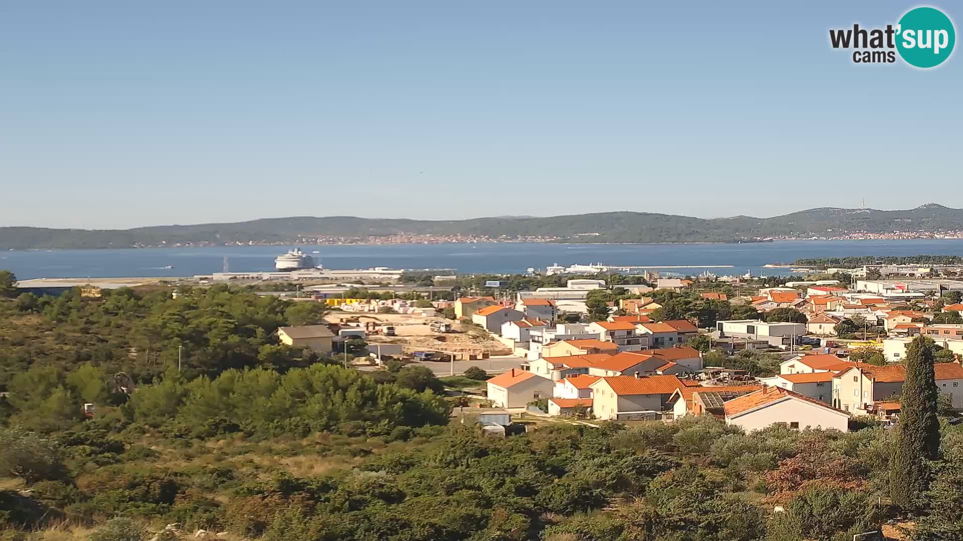 Zadar Port Gazenica Webcam Panorama, Zadar, Kroatien