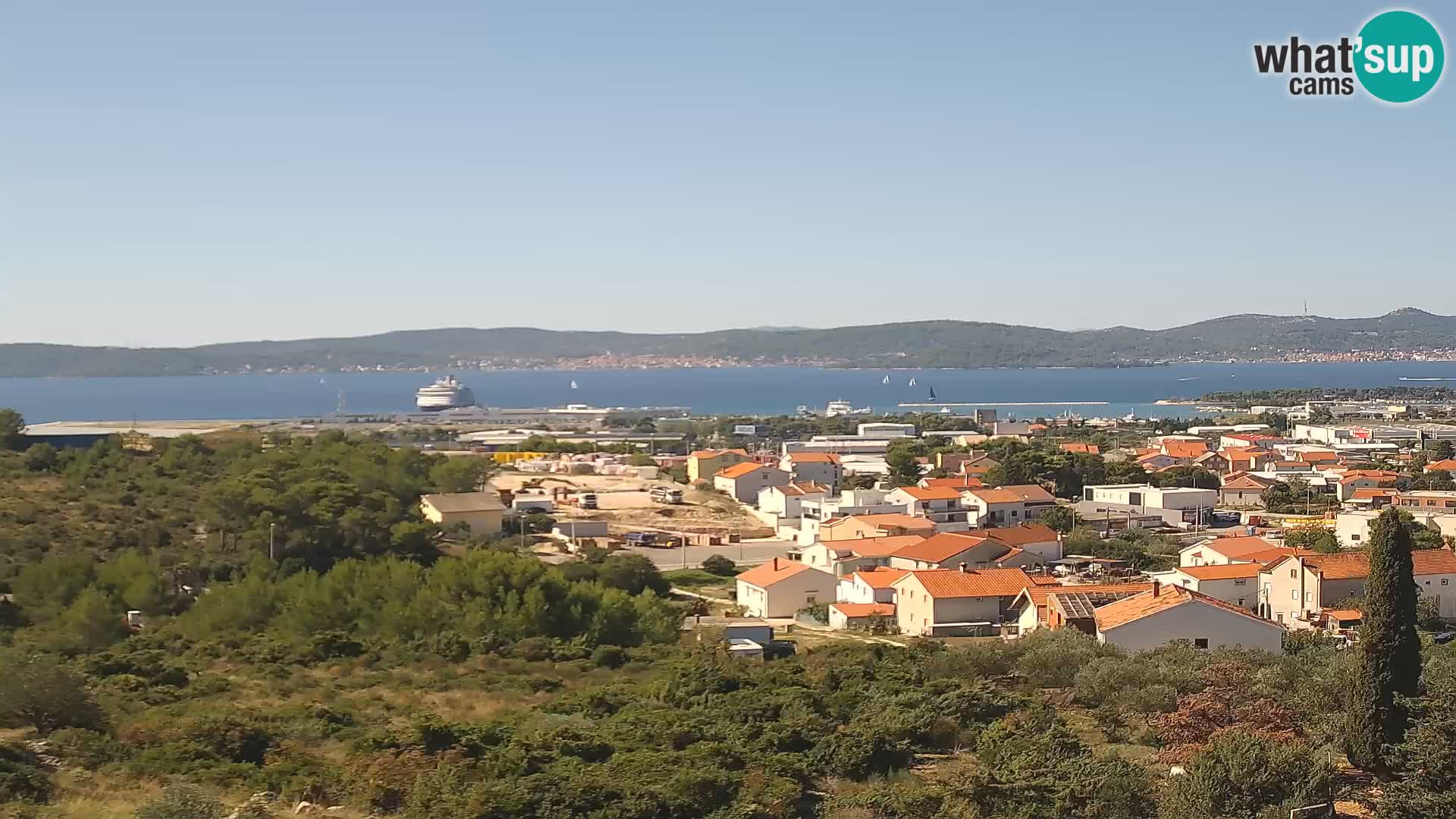 Panoramska web kamera Luke Gaženica u Zadru, Hrvatska