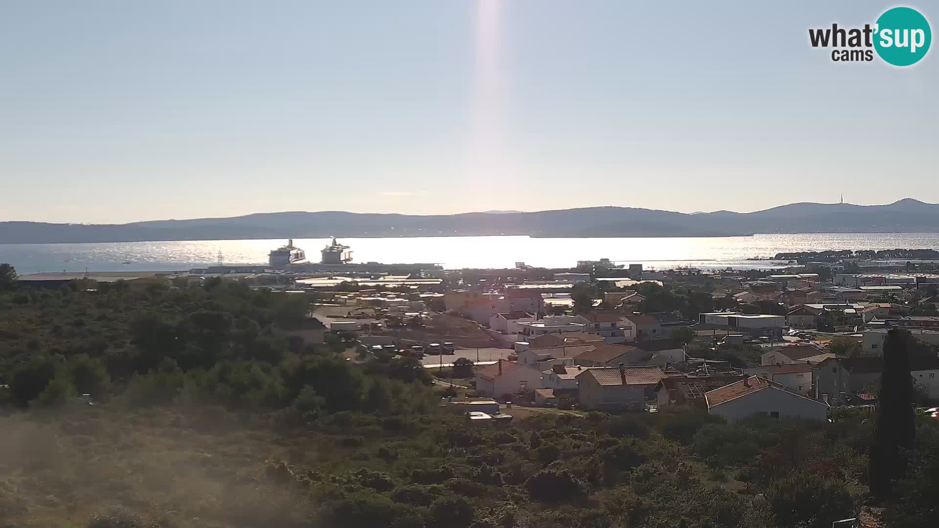 Zadar Pristanišče Gazenica s panoramsko spletno kamero, Zadar, Hrvaška