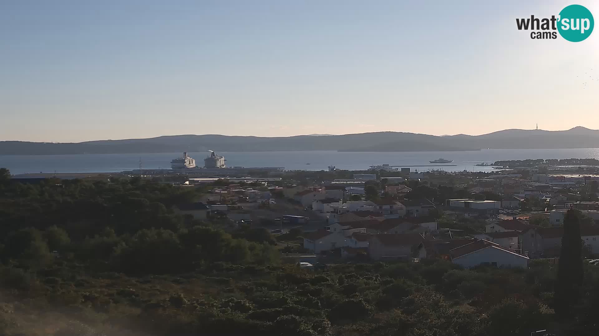 Zadar Pristanišče Gazenica s panoramsko spletno kamero, Zadar, Hrvaška