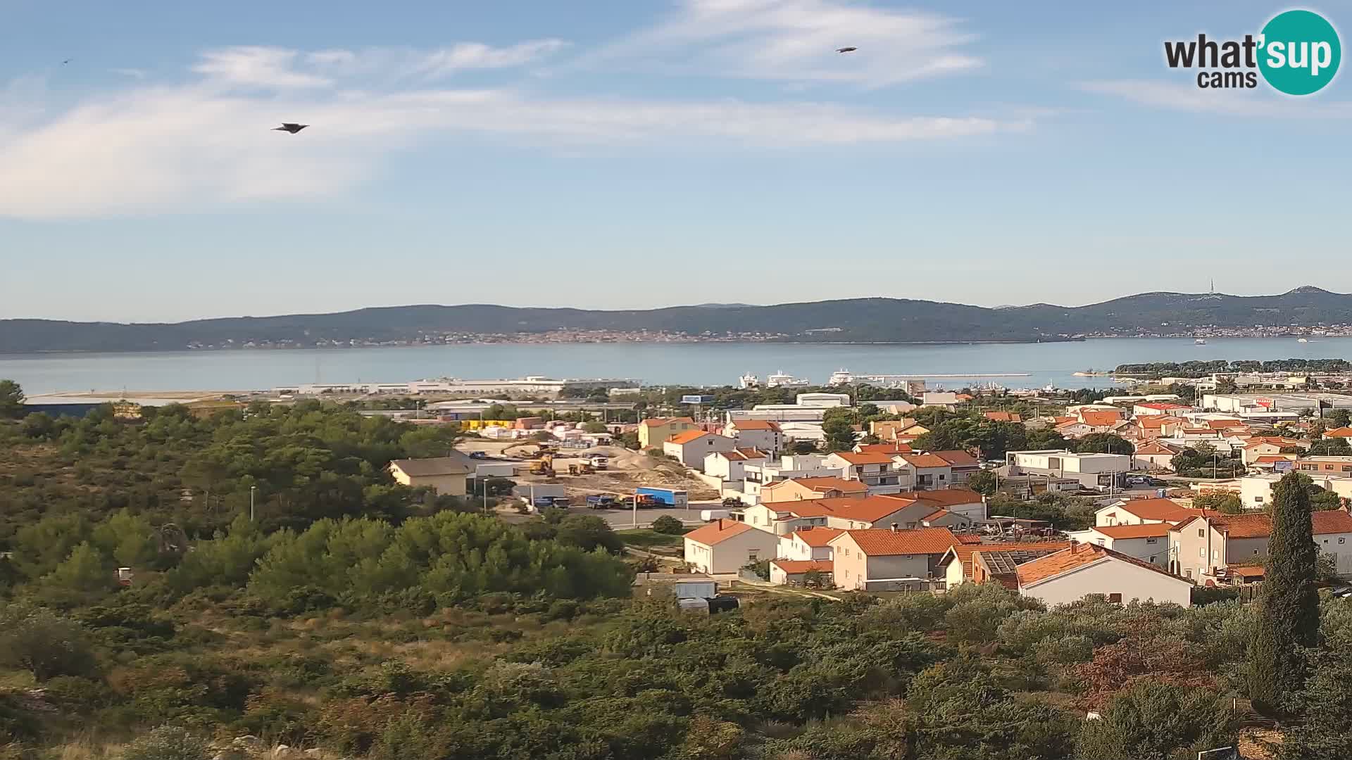 Panorama de la Webcam del Puerto Gazenica de Zadar, Zadar, Croacia