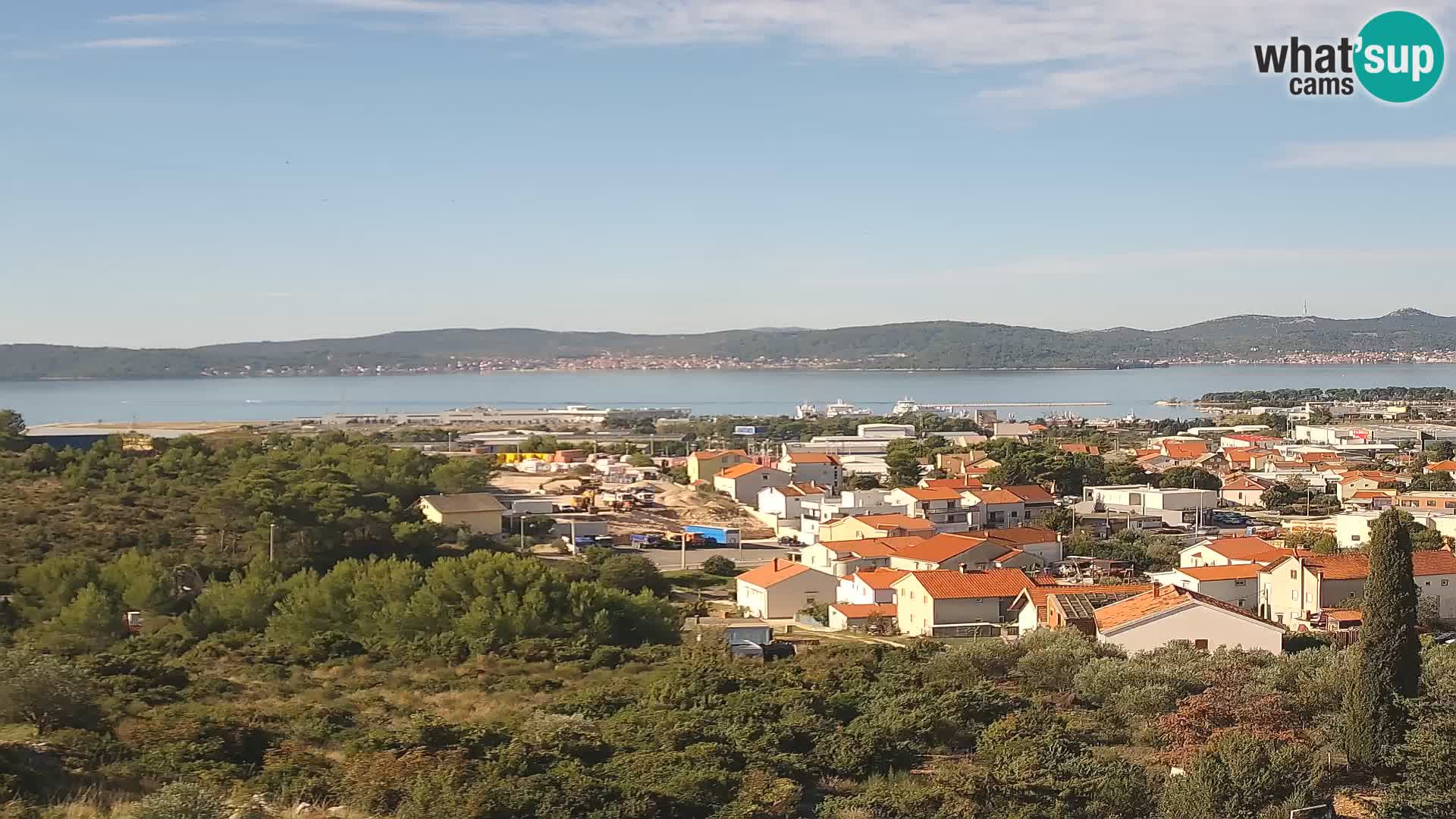 Zadar Pristanišče Gazenica s panoramsko spletno kamero, Zadar, Hrvaška