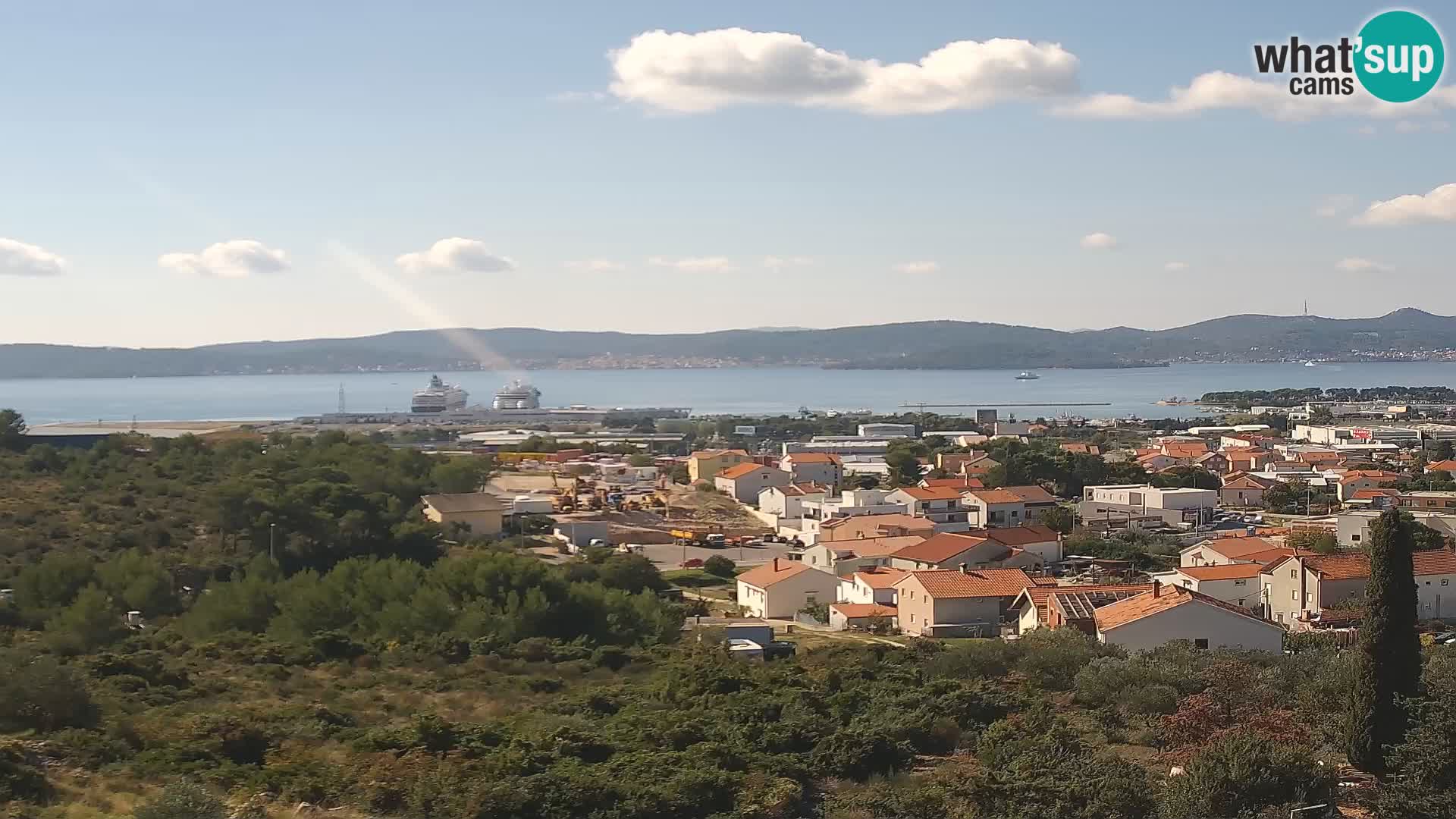 Panoramska web kamera Luke Gaženica u Zadru, Hrvatska