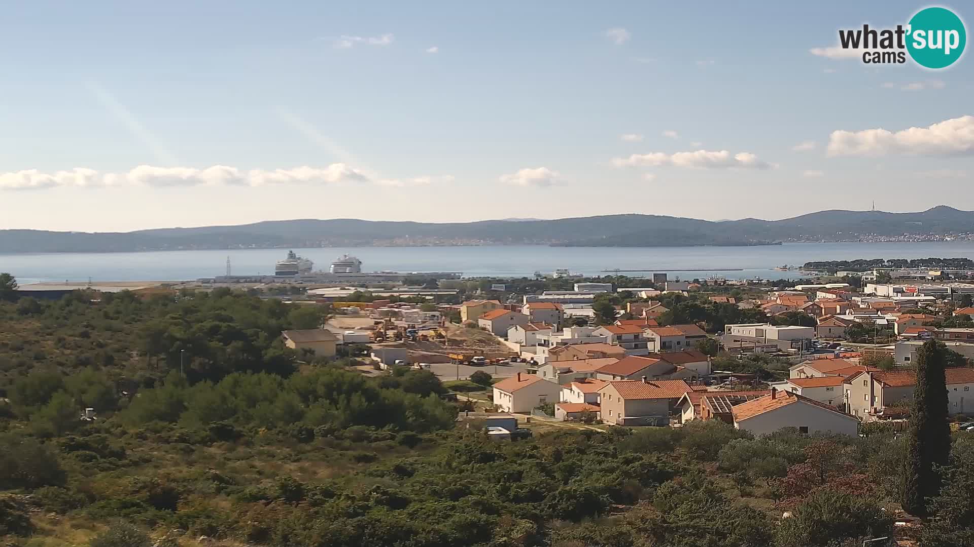 Panoramska web kamera Luke Gaženica u Zadru, Hrvatska