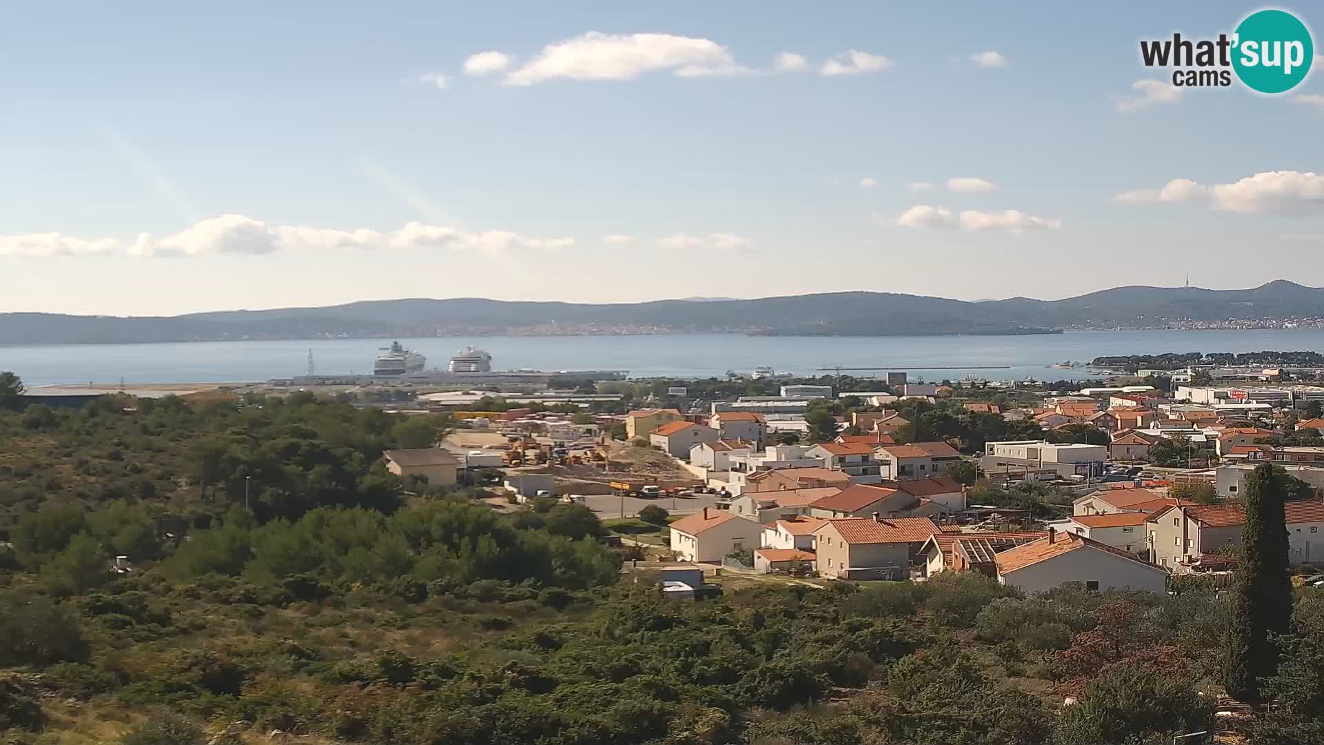 Panoramska web kamera Luke Gaženica u Zadru, Hrvatska