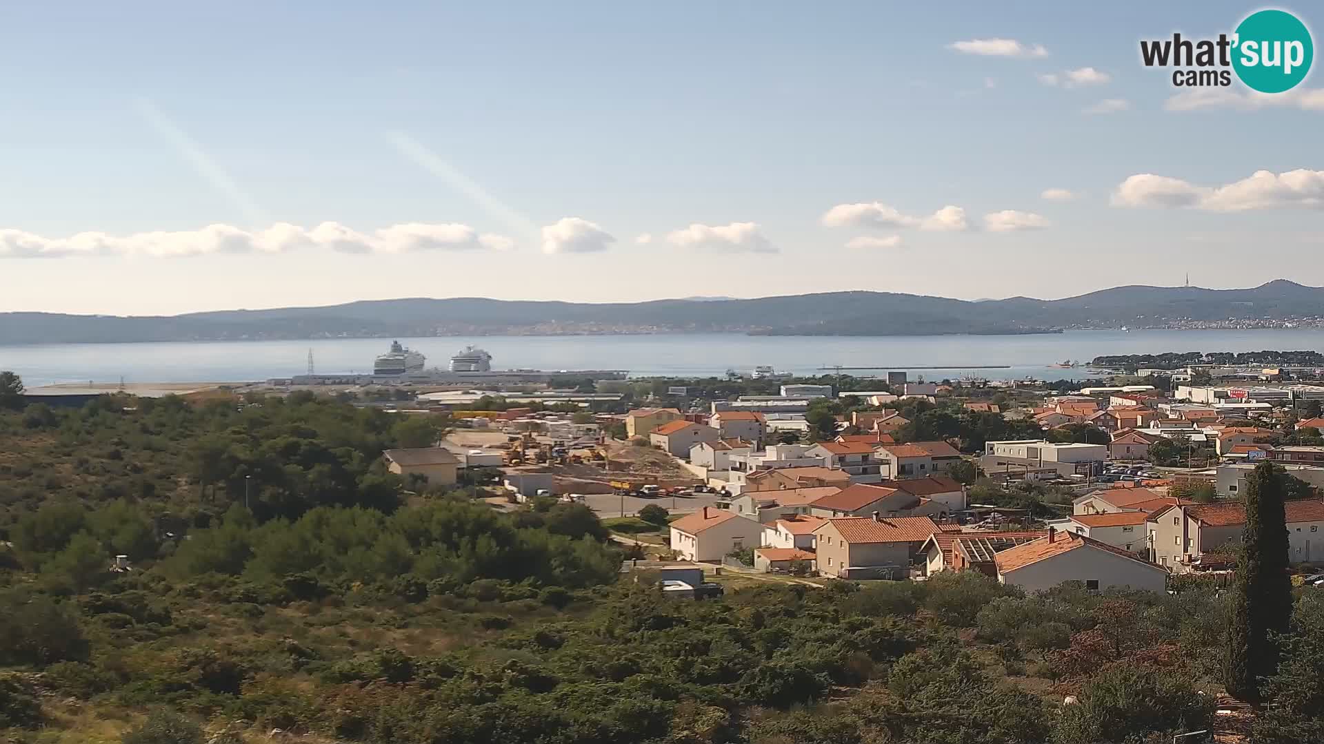 Zadar Pristanišče Gazenica s panoramsko spletno kamero, Zadar, Hrvaška