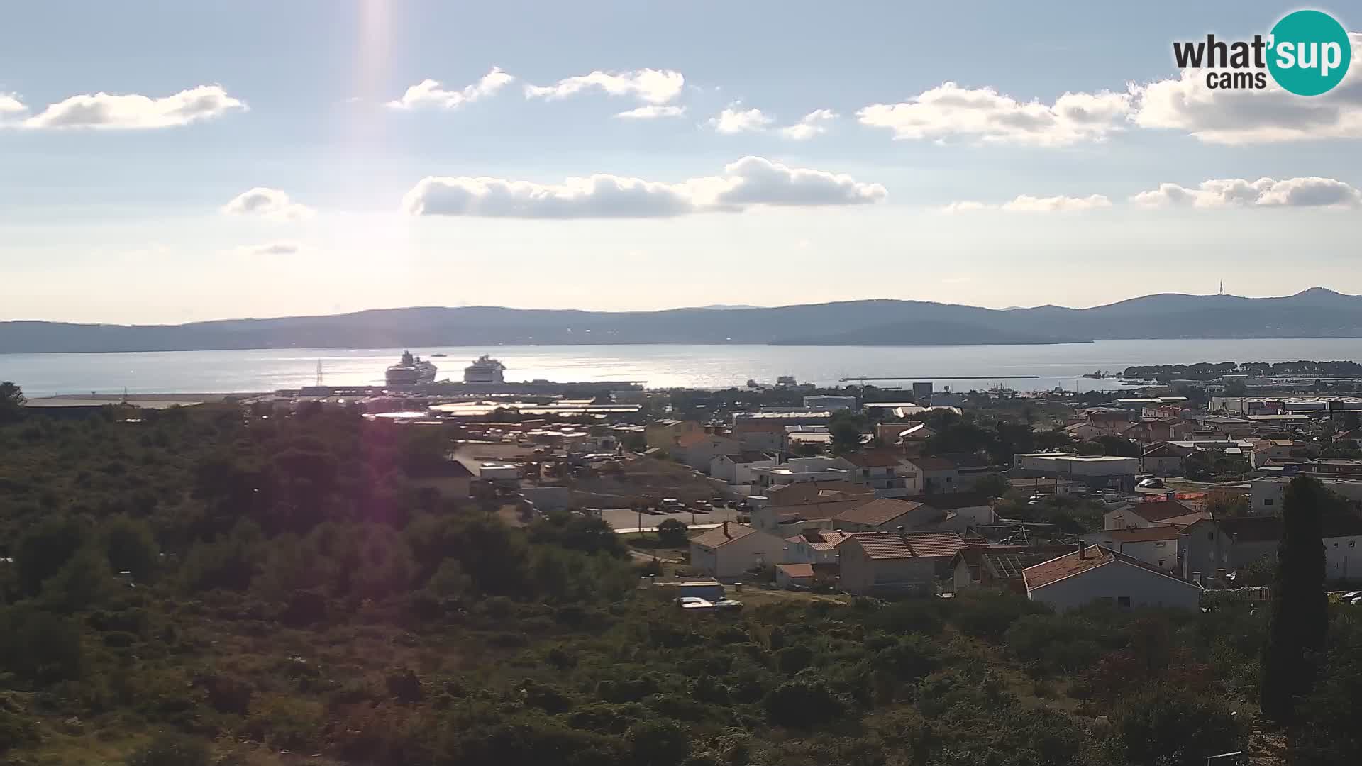 Panoramska web kamera Luke Gaženica u Zadru, Hrvatska